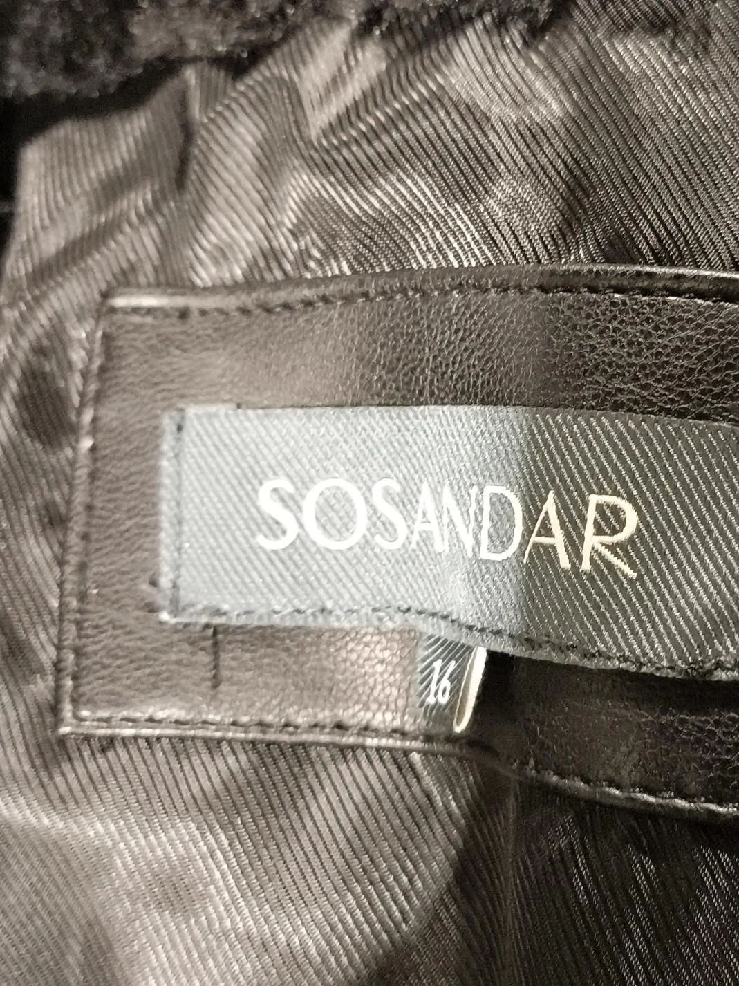 Sosandar Motorcycle Jacket jacket black - Image 5