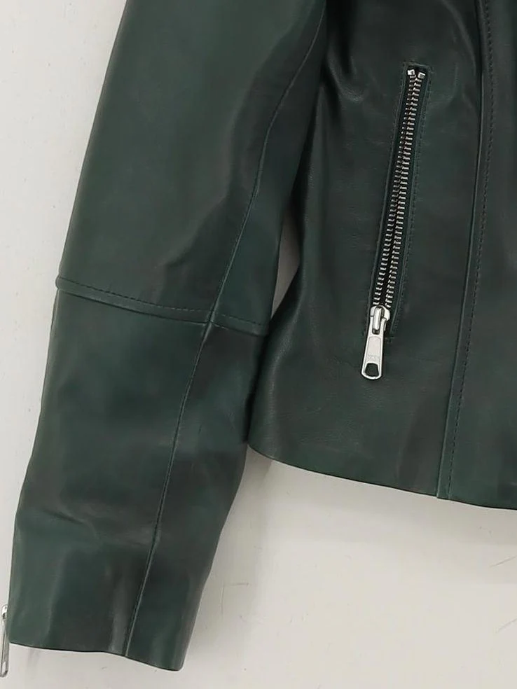 Sosandar Motorcycle Jacket jacket green - Image 4