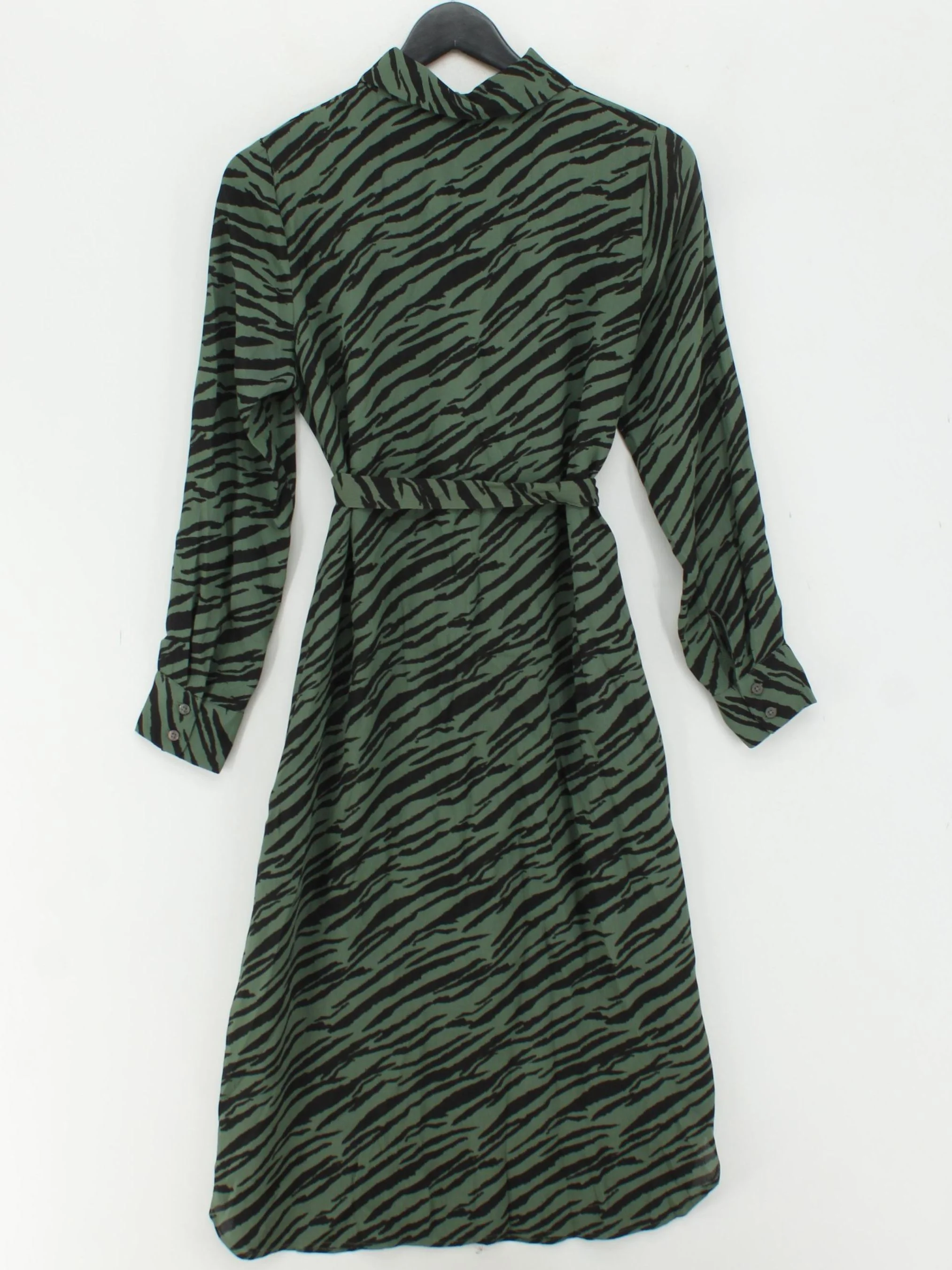 Sosandar Shirt Midi Dress UK10 in Green - Image 2