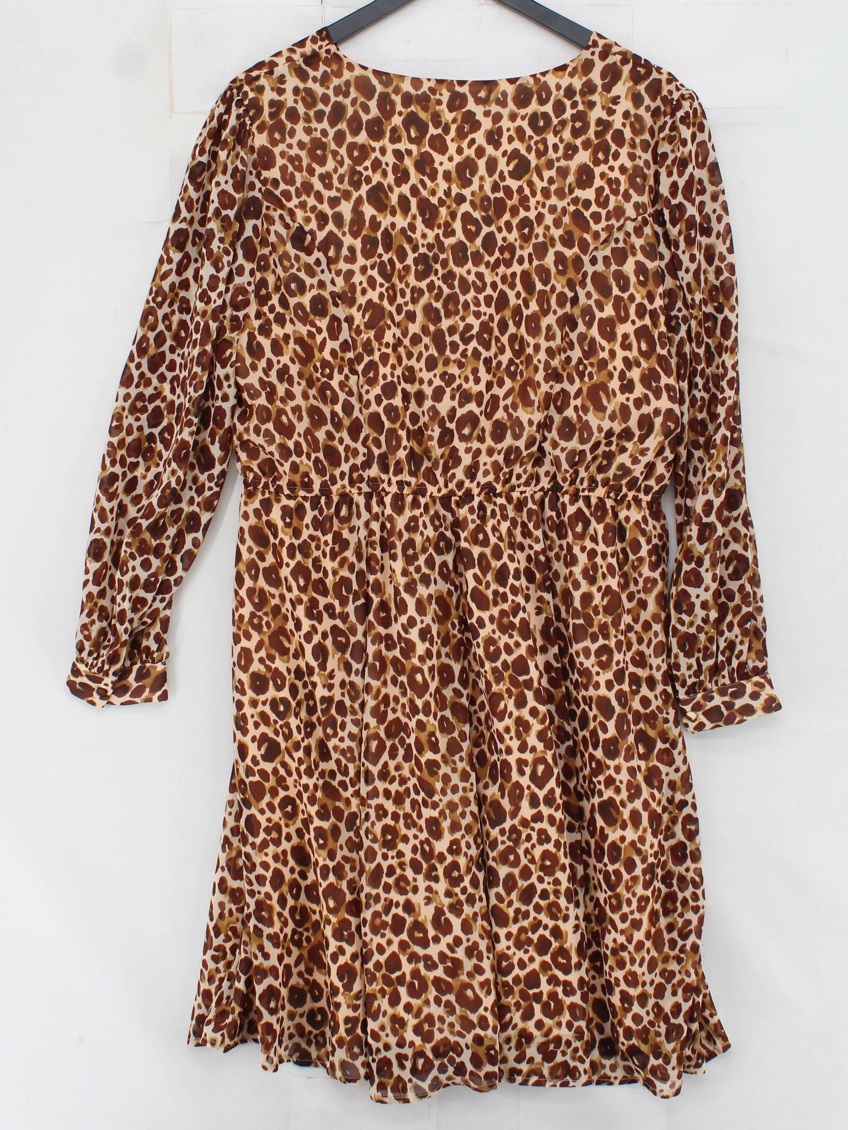 Sosandar Shirt Midi Dress UK16 in Brown - Image 2