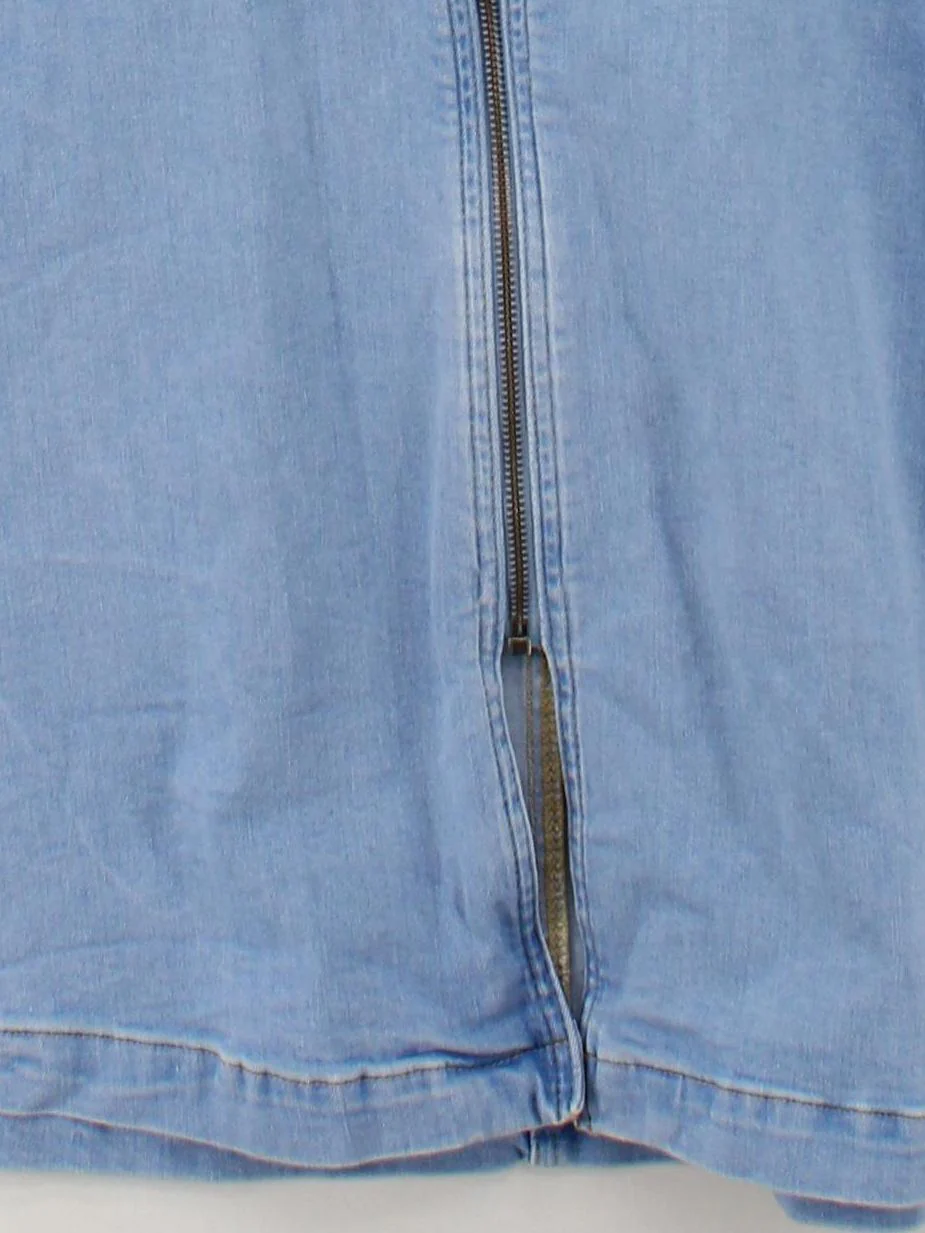 Sosandar Shirt Mini Dress UK10 in Blue - Image 4