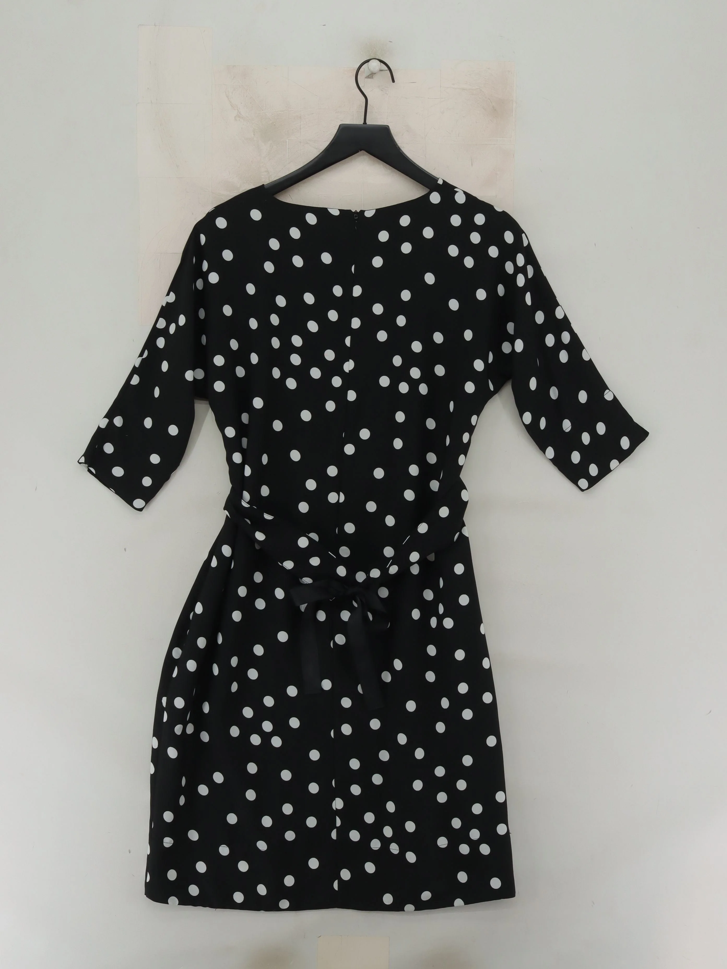 Sosandar Skater Mini Dress UK12 in Black - Image 2
