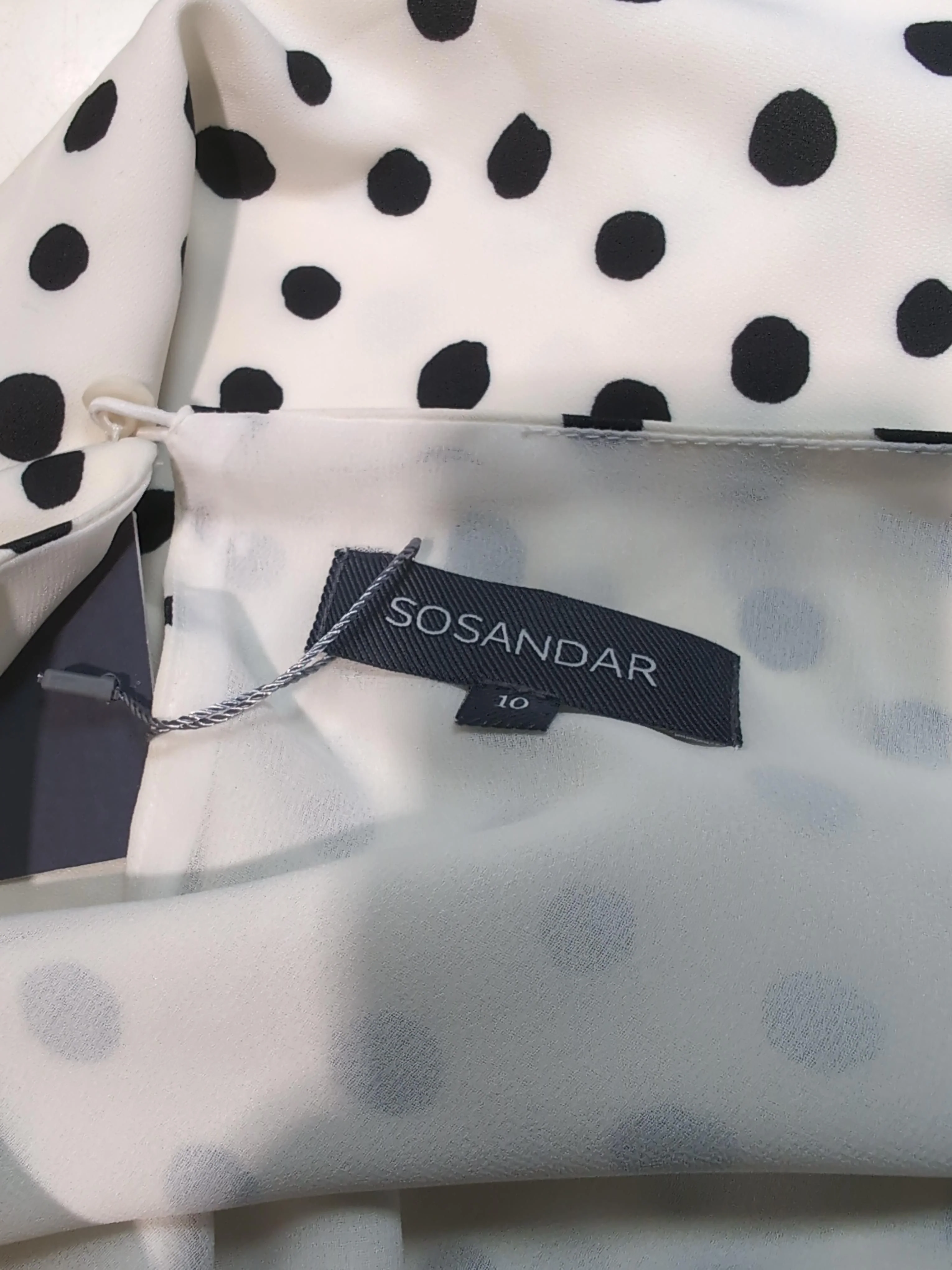 Sosandar T-Shirt Mini Dress UK10 in White - Image 6