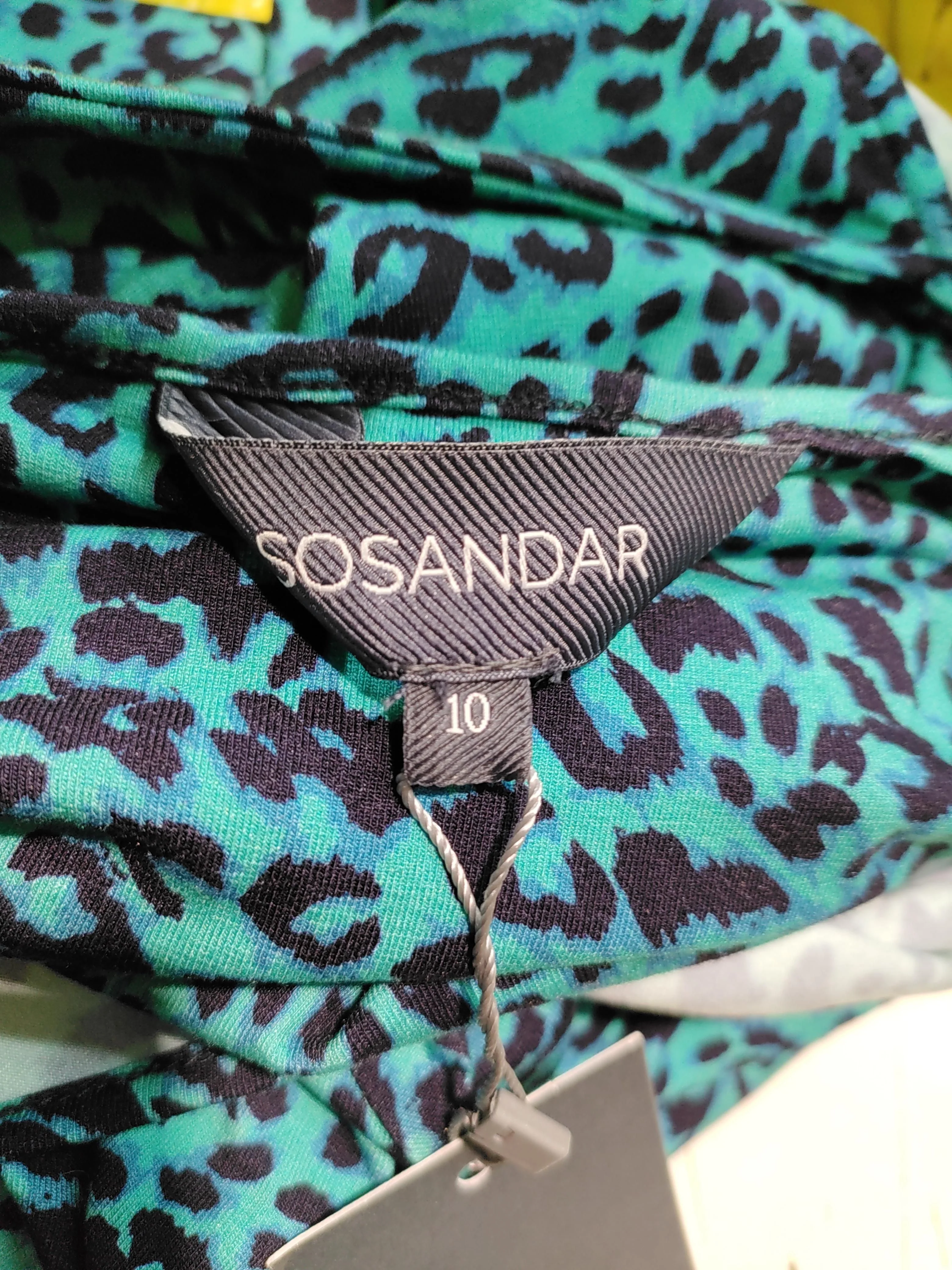 Sosandar Tank Midi Dress UK10 in Green - Image 5