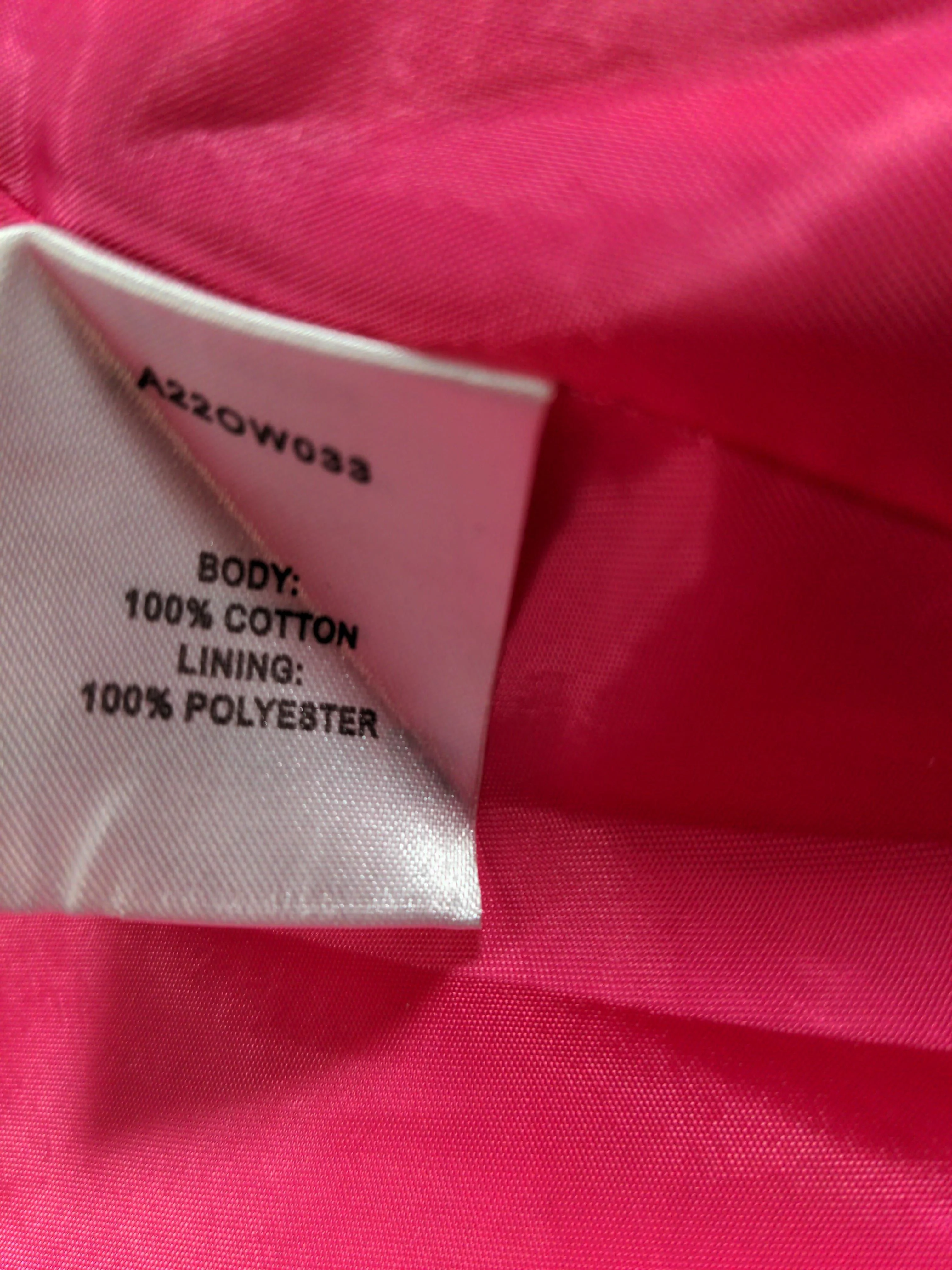 Sosandar Women's Blazer UK 12 Pink Cotton with Polyester Overcoat - Image 6