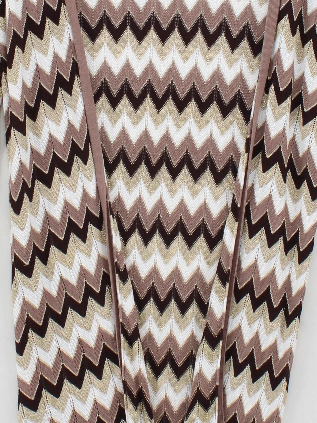 Sosandar Women's Cardigan UK 12 Brown Viscose with Polyester, Other Cardigan - Image 3