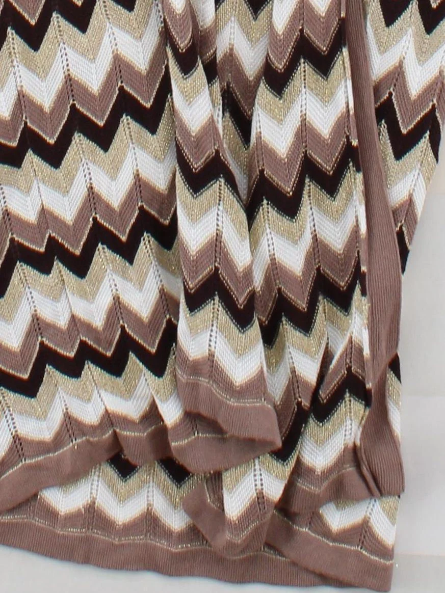 Sosandar Women's Cardigan UK 12 Brown Viscose with Polyester, Other Cardigan - Image 4
