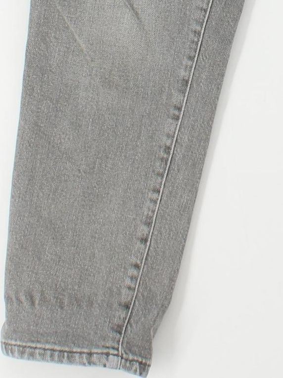 Sosandar Women's Jeans UK 8 Grey Cotton with Elastane Mom - Image 4