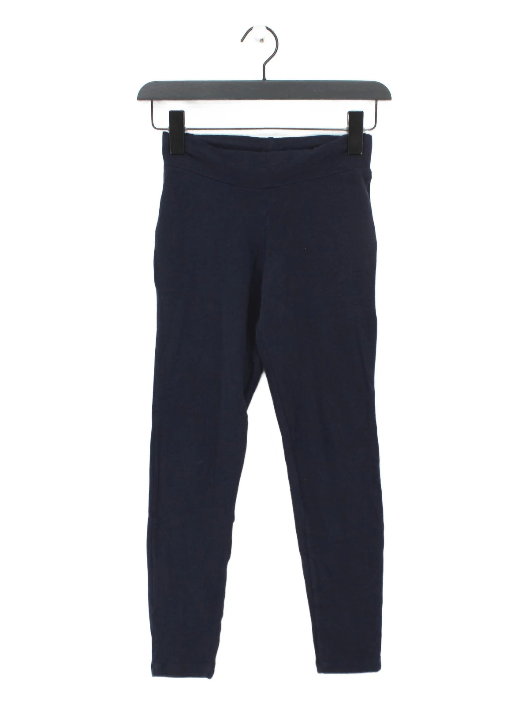 Sosandar Women's Leggings UK 6 Blue Cotton with Elastane Full length