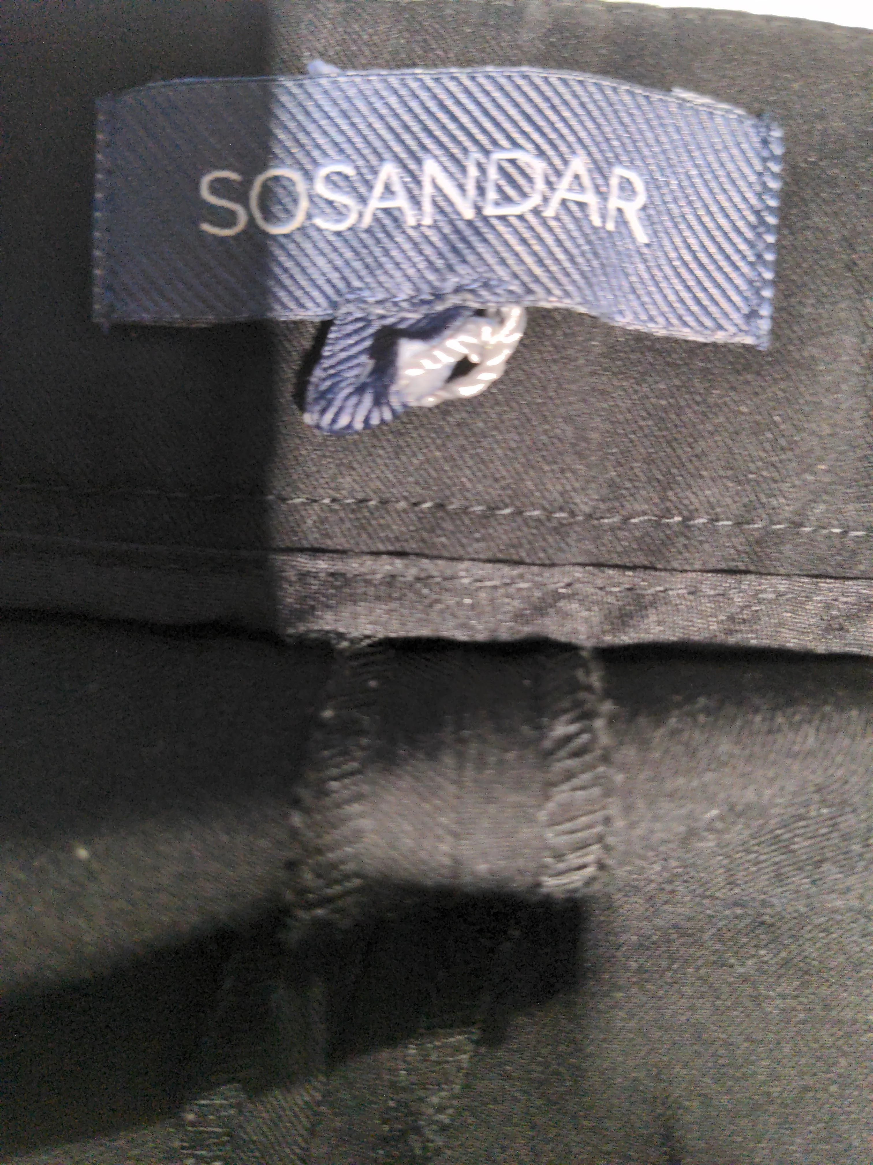 Sosandar Women's Suit Trousers UK 12 Black Polyester - Image 5