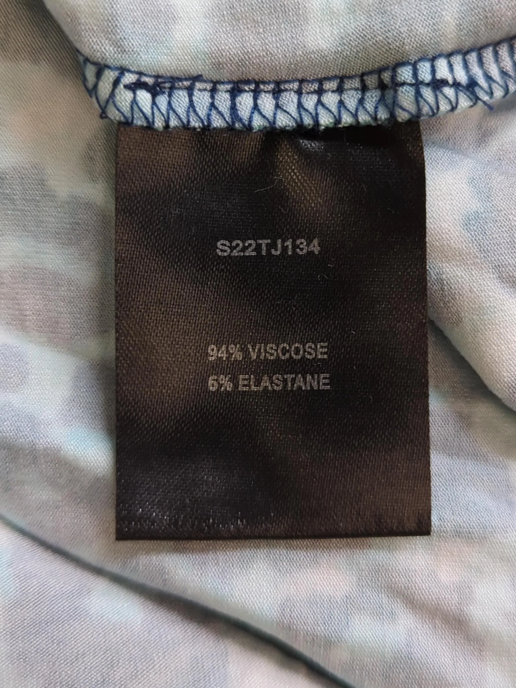 Sosandar Women's Top UK 12 Multi Viscose with Elastane Basic - Image 6