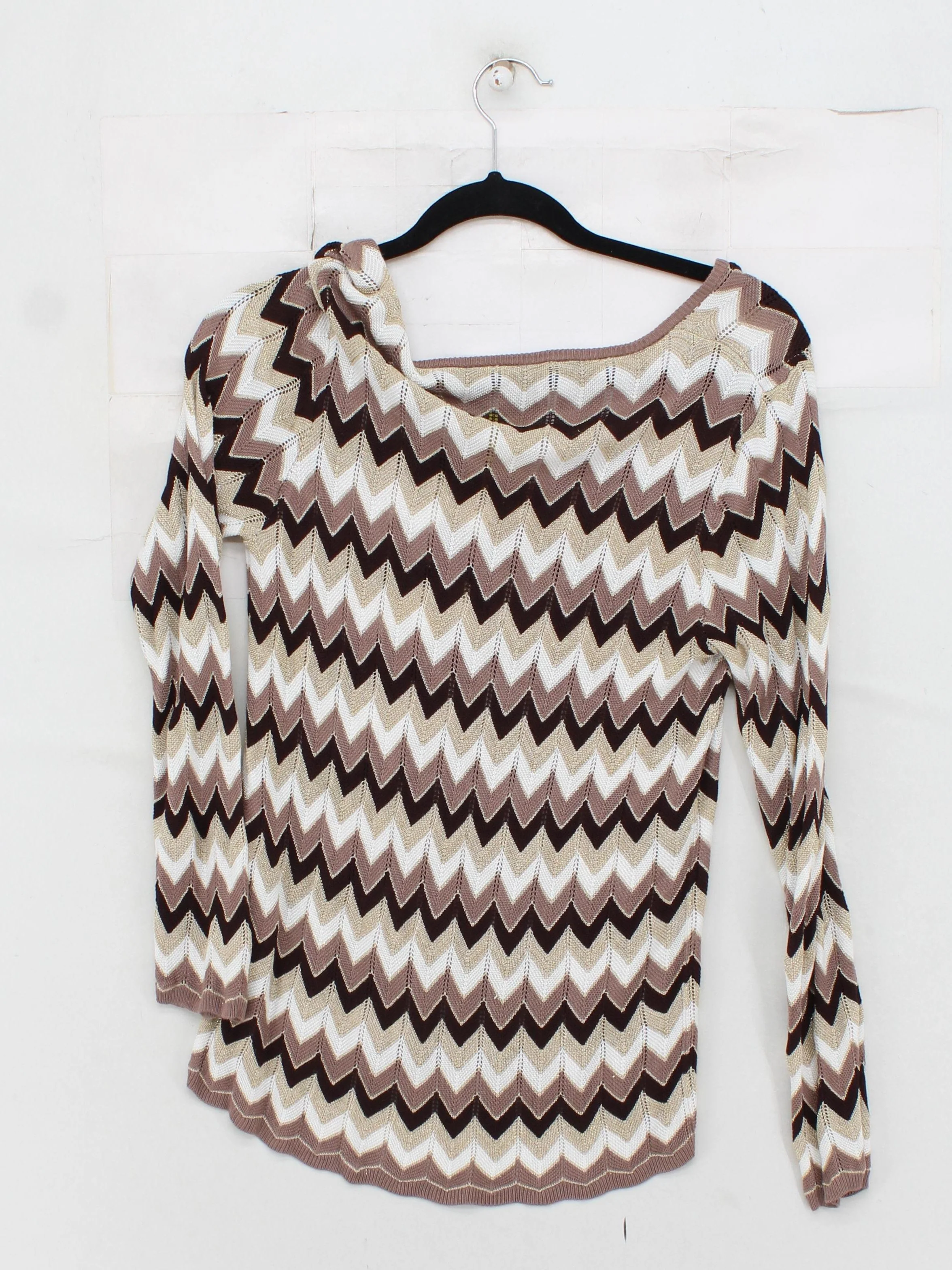 Sosandar Women's Top UK 12 Multi Viscose with Polyester Jersey - Image 2