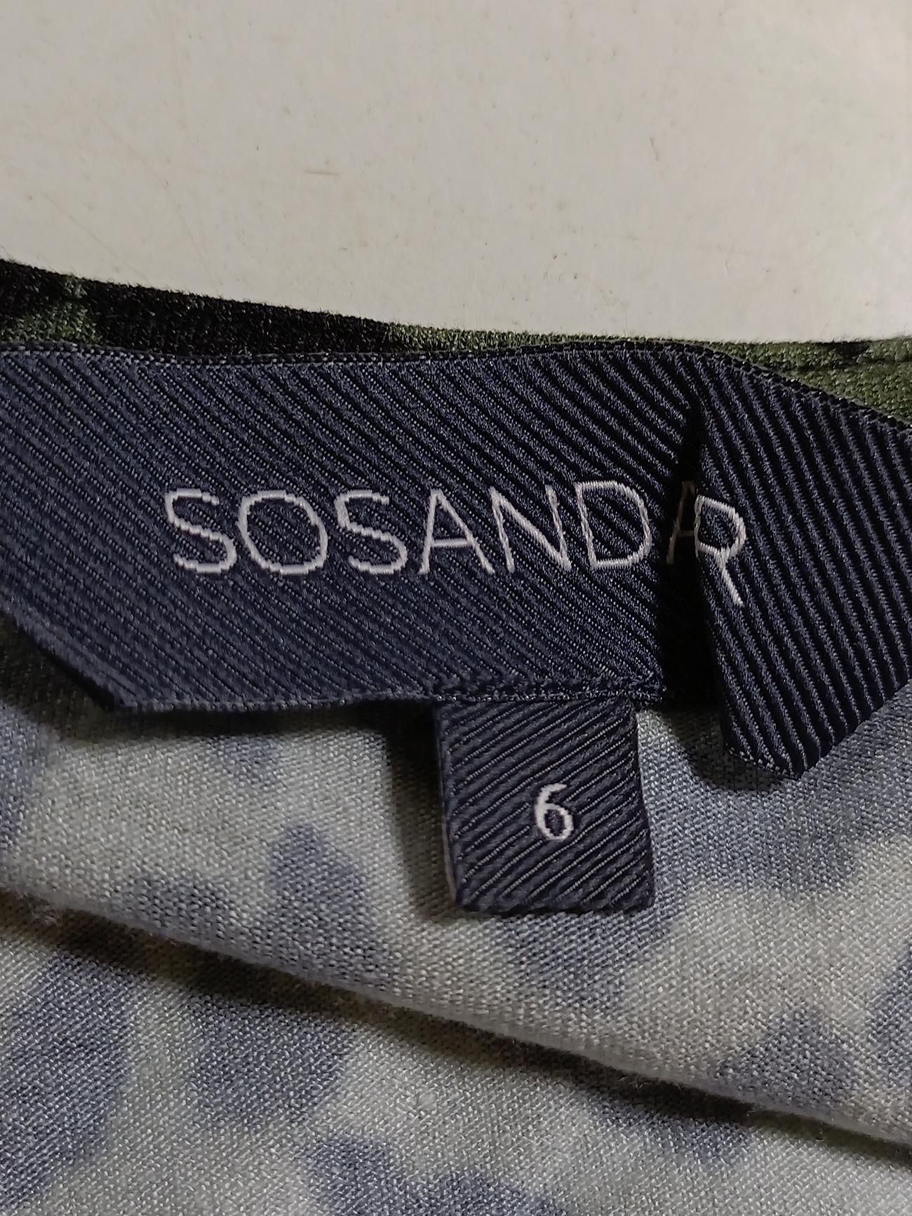 Sosandar Women's Top UK 6 Green Viscose with Elastane Basic - Image 6