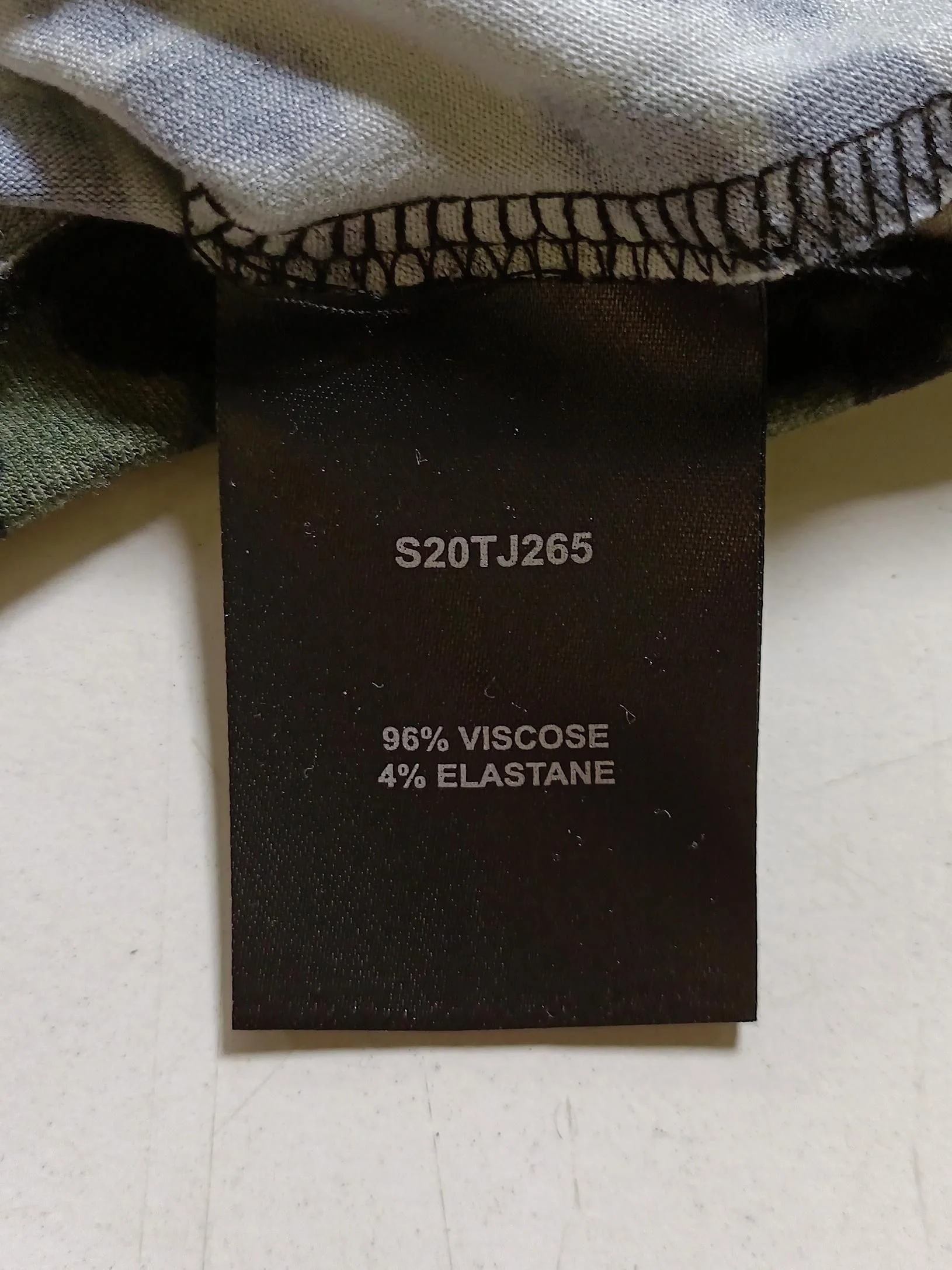 Sosandar Women's Top UK 6 Green Viscose with Elastane Basic - Image 7