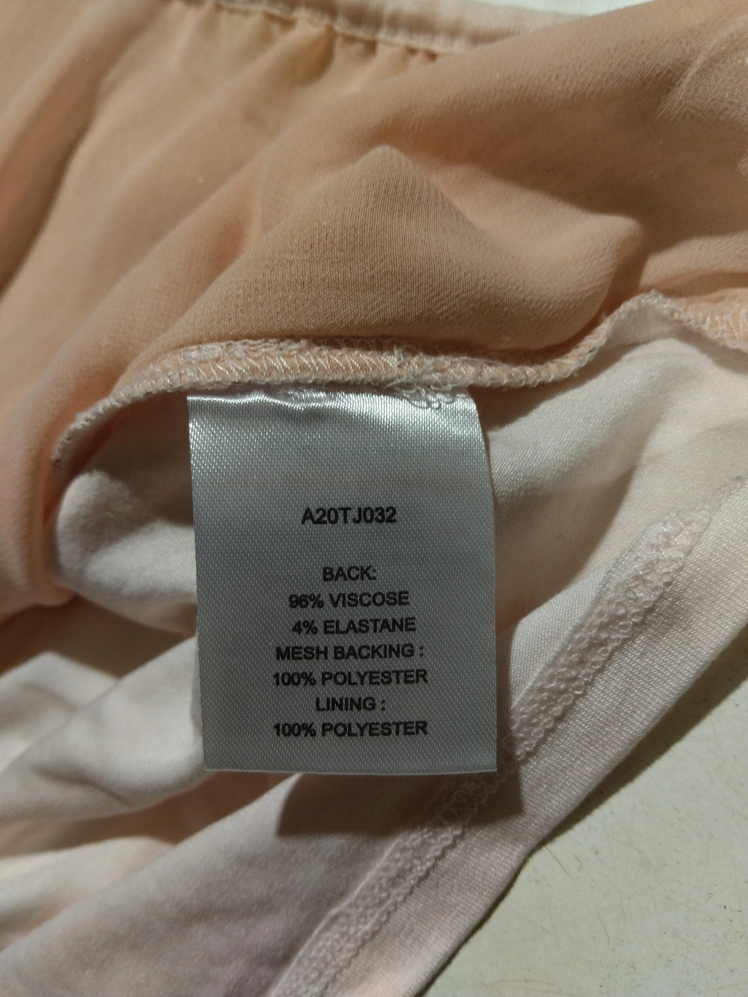 Sosandar Women's Top UK 8 Pink Viscose with Elastane, Polyester Basic - Image 6