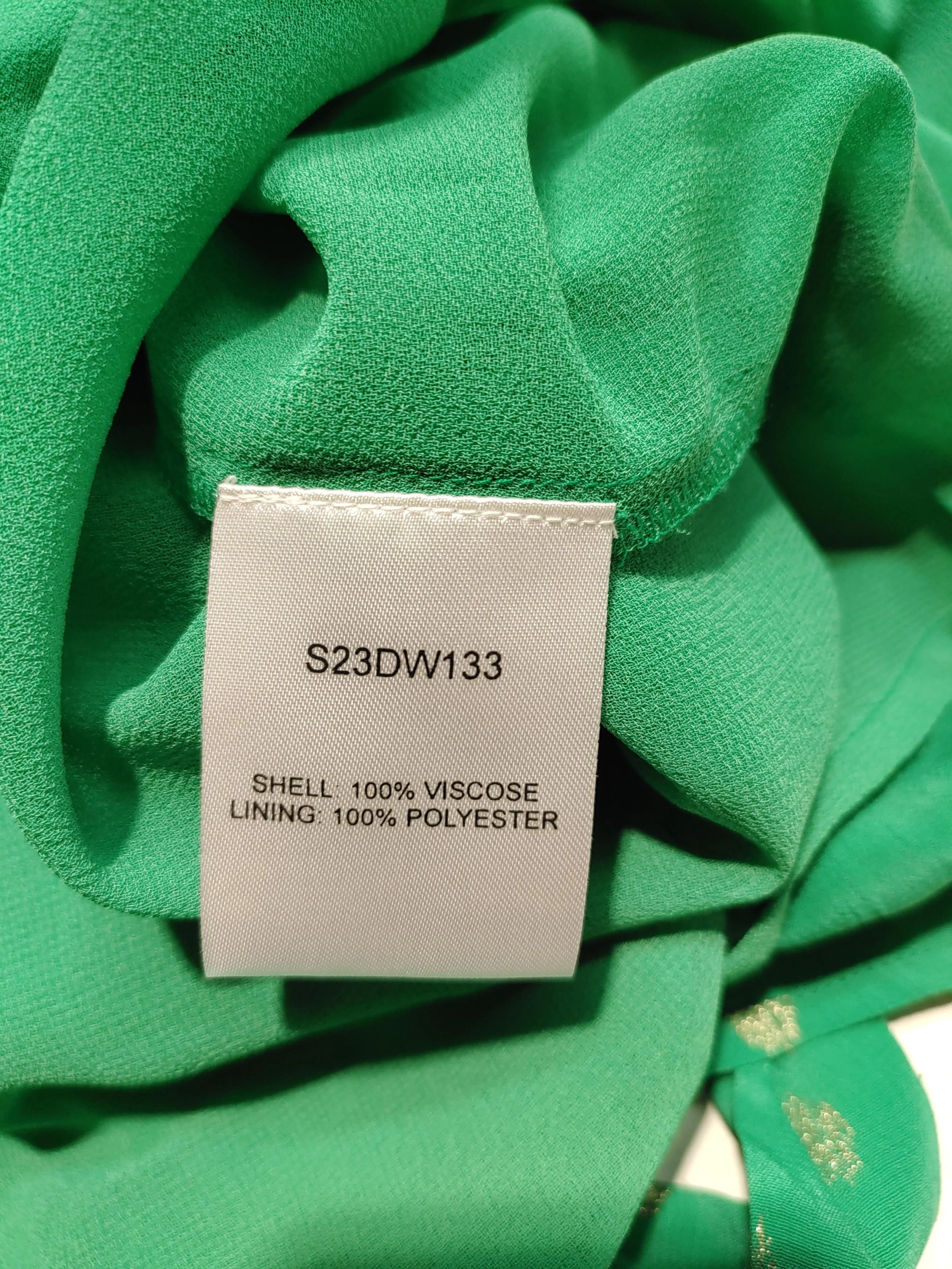 Sosandar Wrap Midi Dress UK10 in Green - Image 6