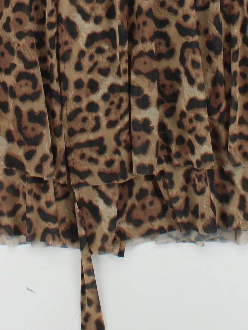 Sosandar Wrap Midi Dress UK14 in Brown - Image 4