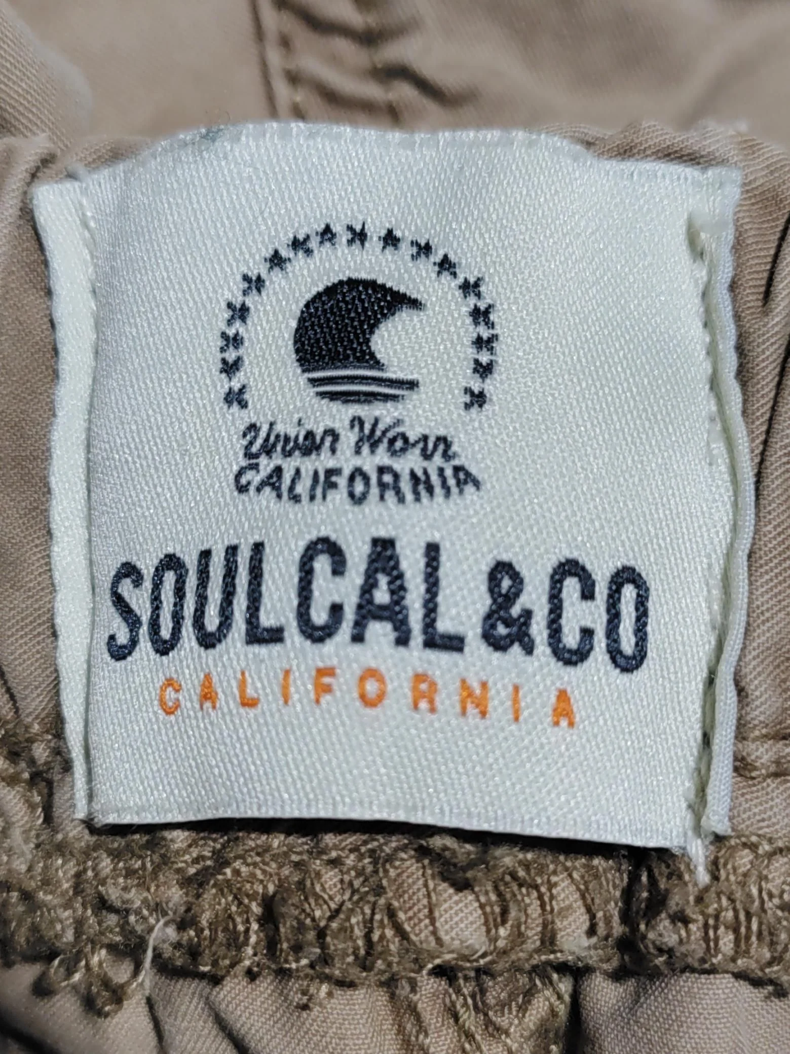 SoulCal&Co Men's Shorts W 32 in Tan 100% Cotton Chino - Image 7