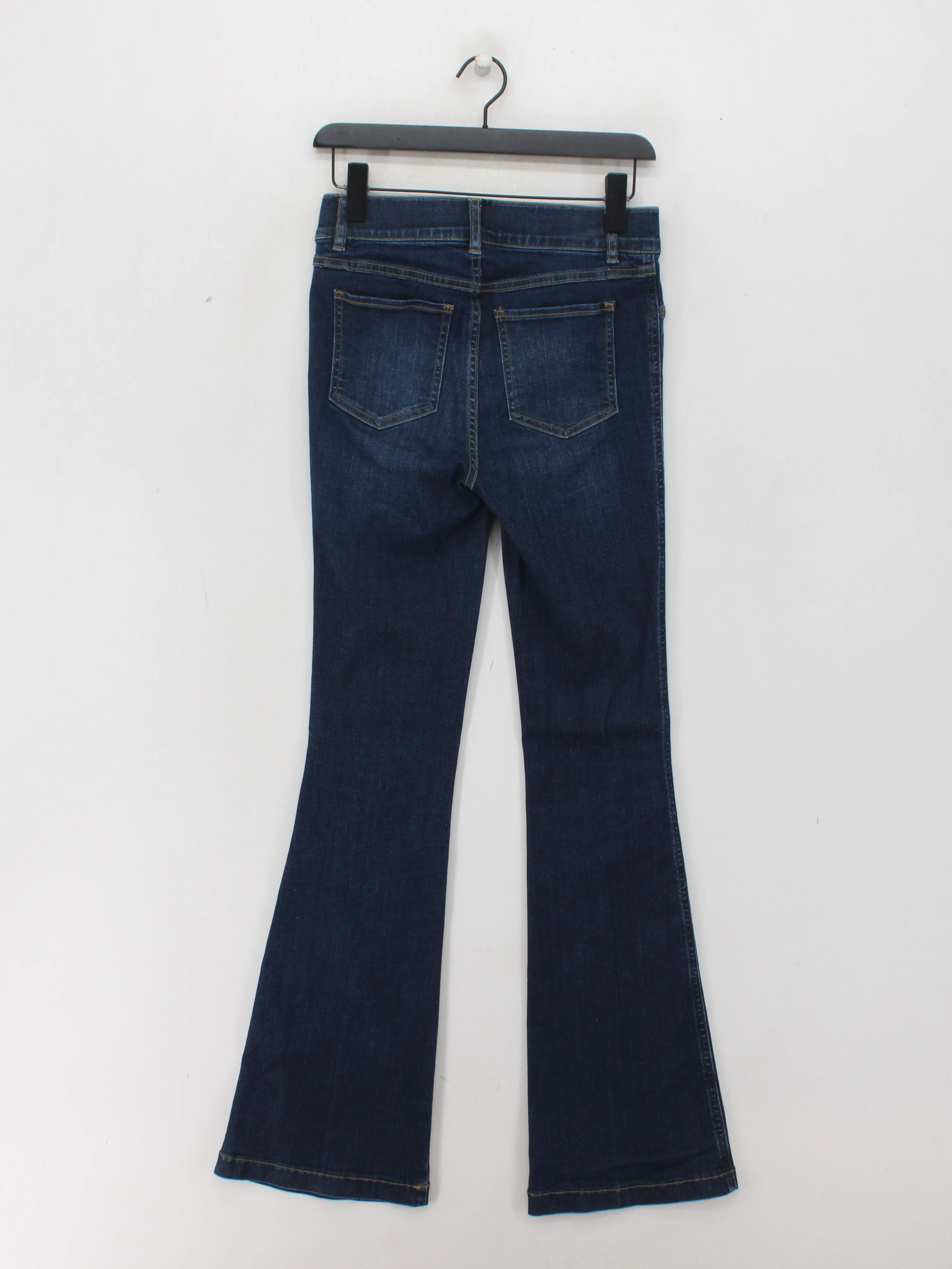 Spanx Women's Jeans UK 14 Blue Cotton with Polyester, Elastane Flared - Image 2