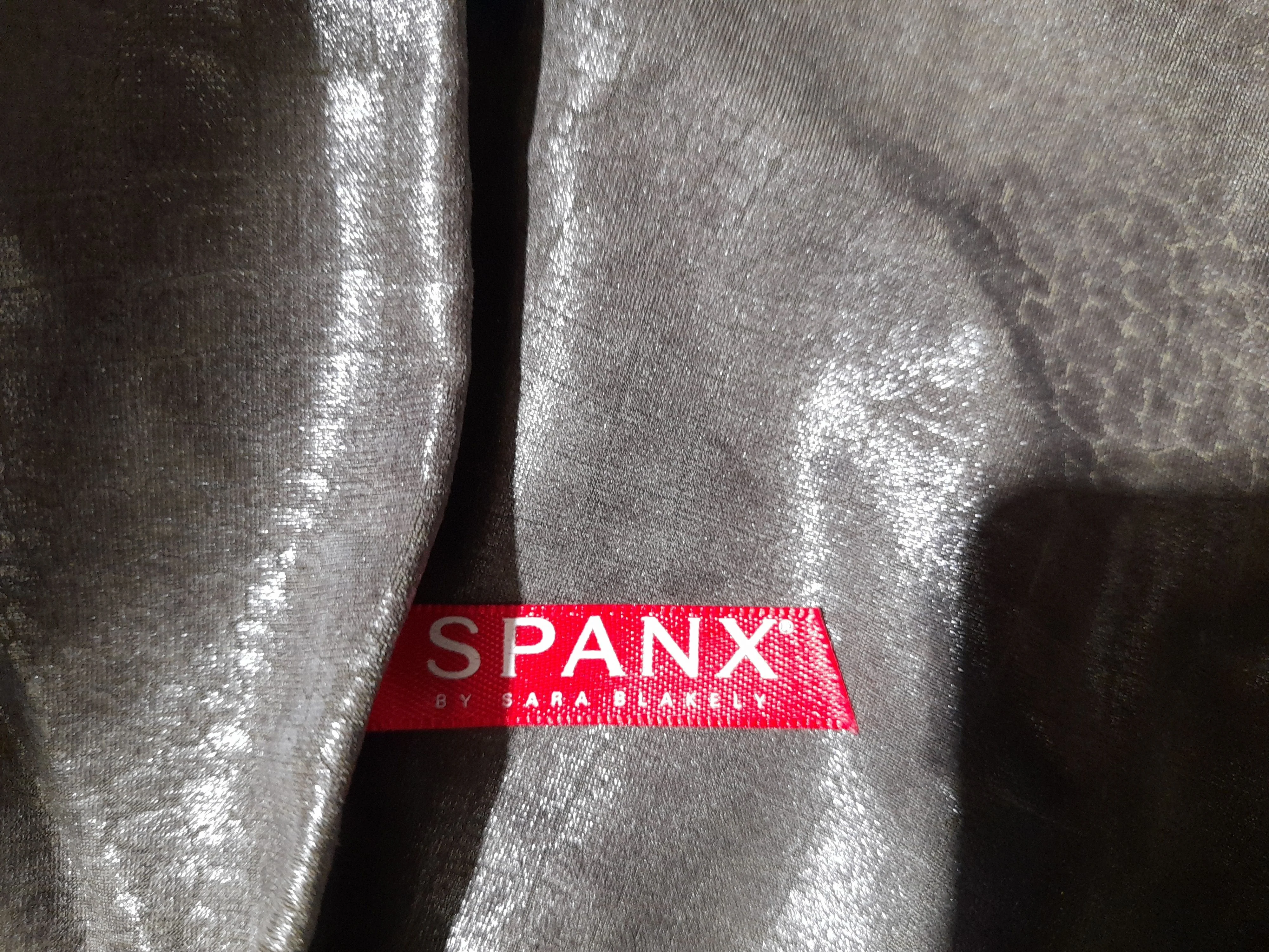 Spanx Women's Leggings L Tan Nylon with Elastane Full length - Image 5