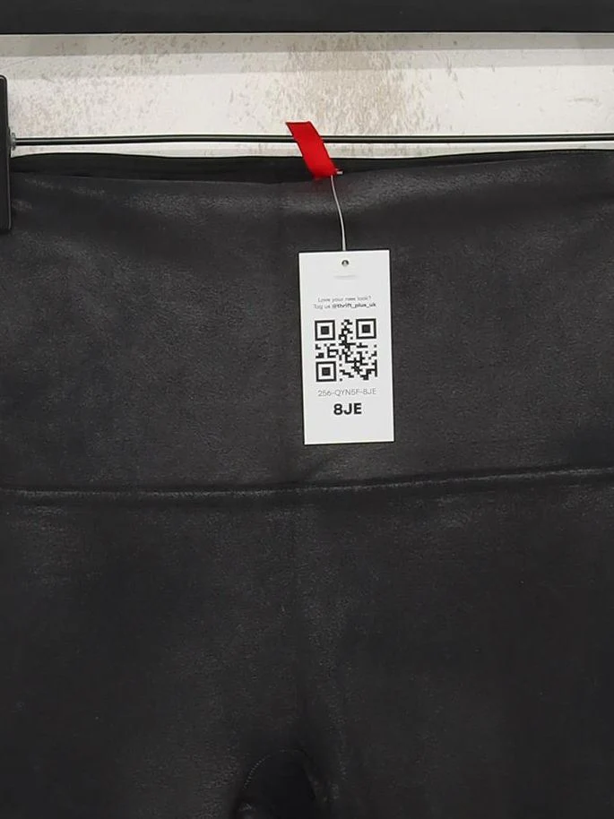 Spanx Women's Leggings UK 16 Black Nylon with Elastane, Polyester Full length - Image 3