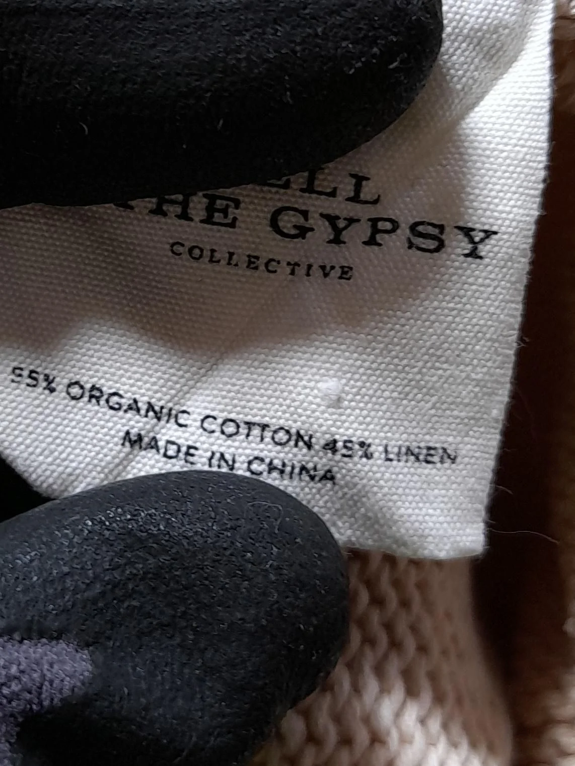 Spell & The Gypsy Women's Jumper S Cream Cotton with Linen Round Neck Pullover - Image 6