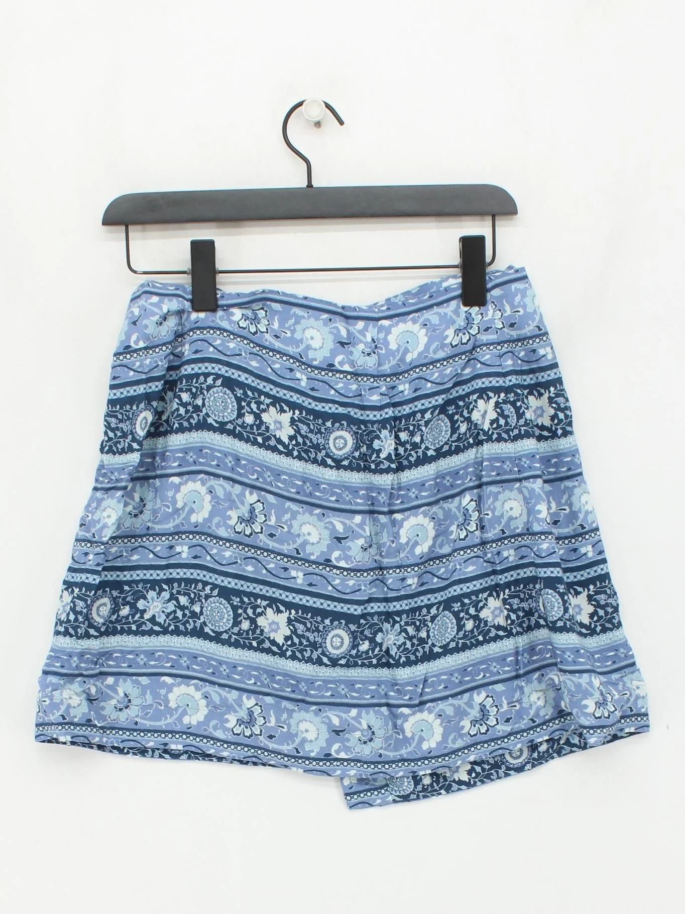 Spell Women's Mini Skirt M Blue Floral 100% Viscose Short Mini - Image 2