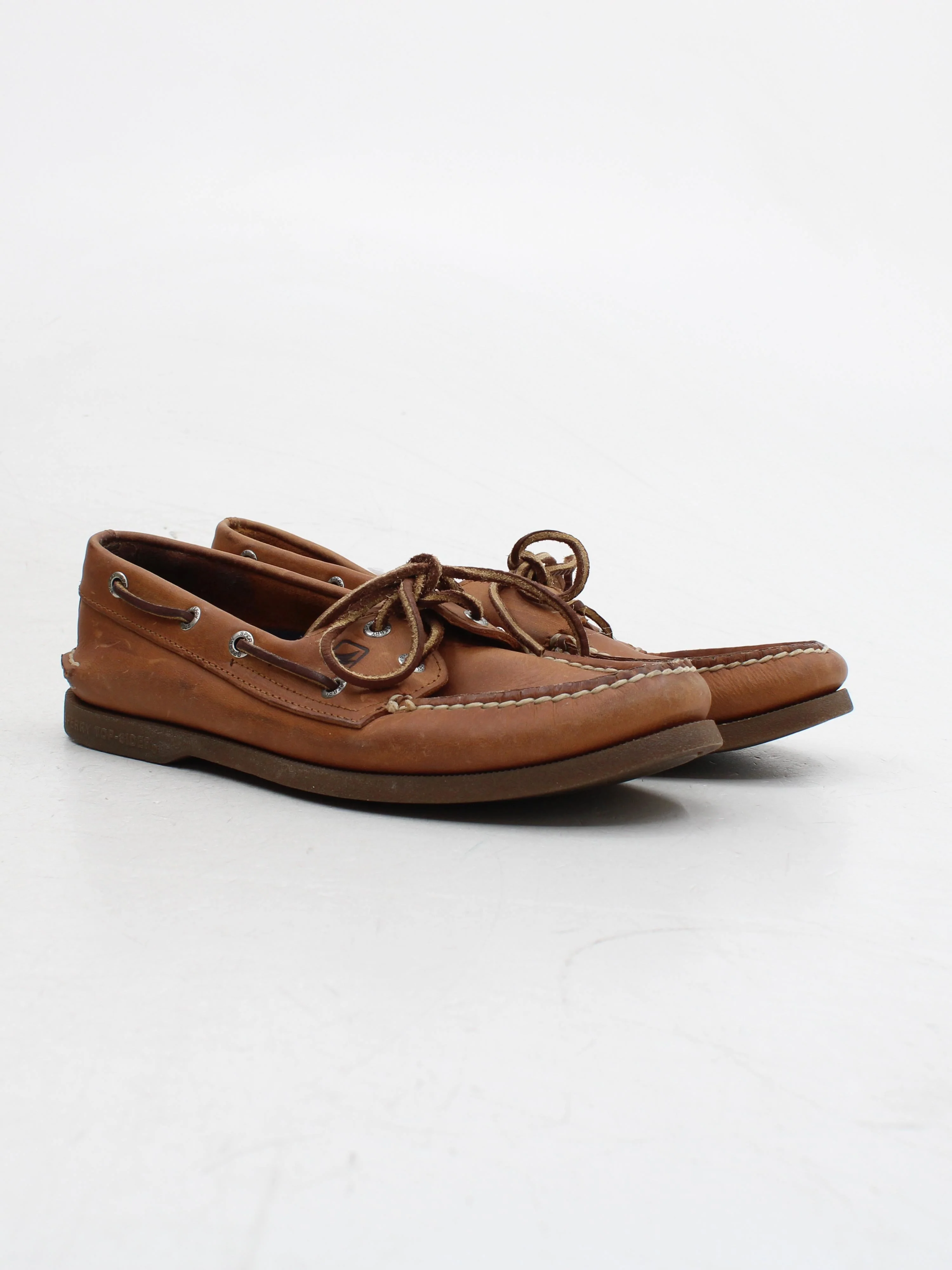 Sperry Men's Shoes UK 9 Tan 100% Leather Boat Shoe - Image 4