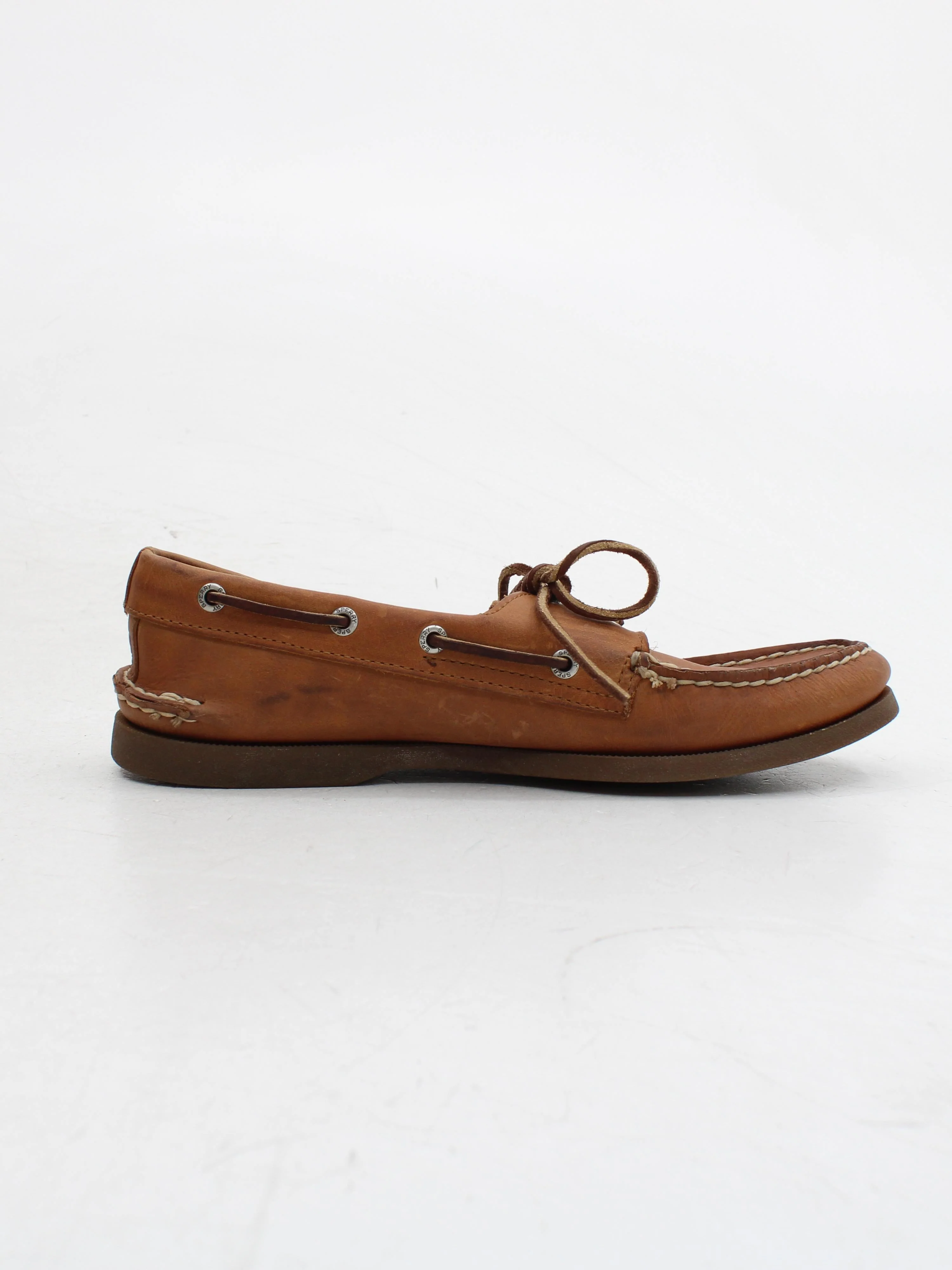 Sperry Men's Shoes UK 9 Tan 100% Leather Boat Shoe - Image 5