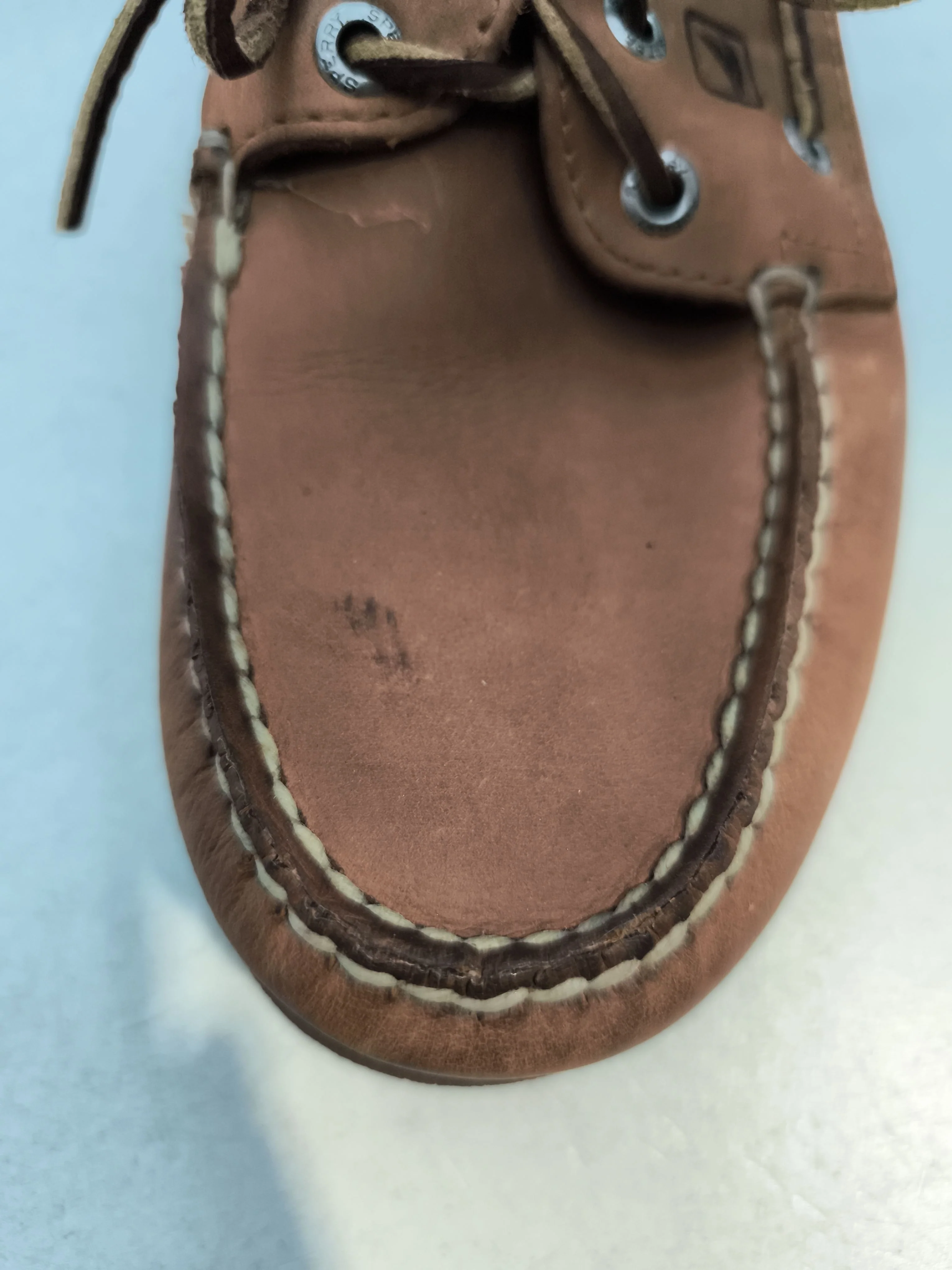 Sperry Men's Shoes UK 9 Tan 100% Leather Boat Shoe - Image 8