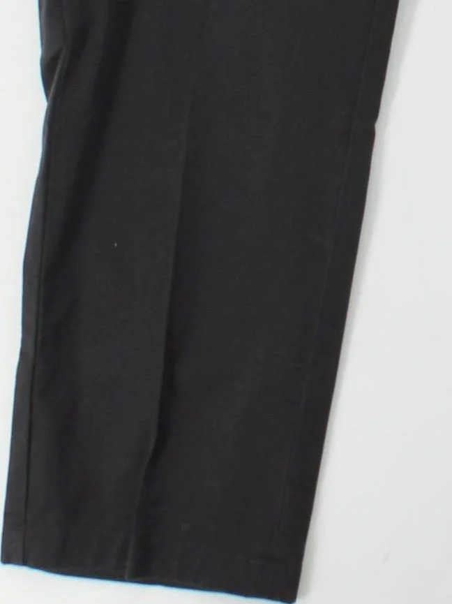 Spoke Men's Trousers W 40 in Black Cotton with Elastane Tapered Chino - Image 4