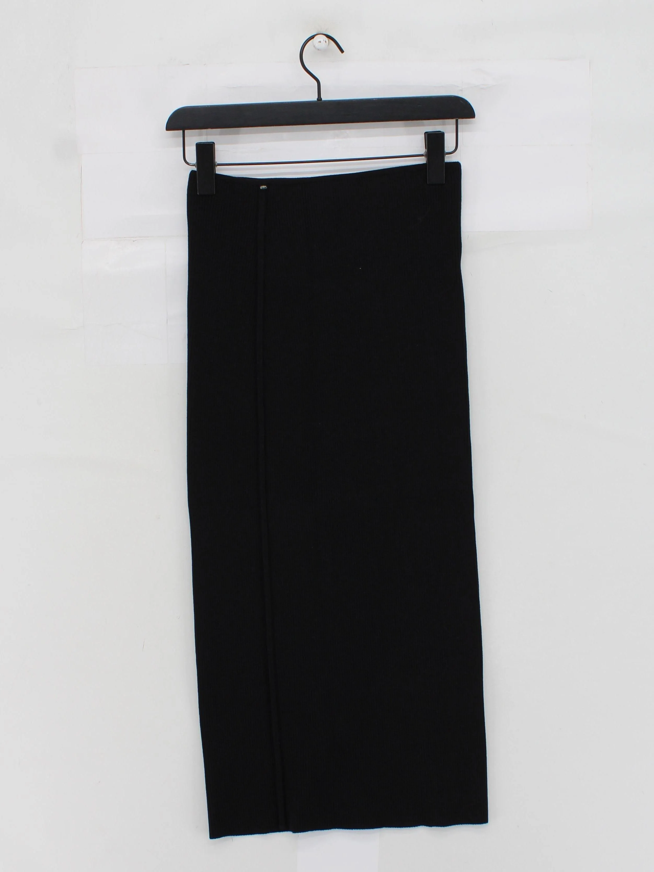Sportmax Women's Midi Skirt M Black Viscose - Image 2