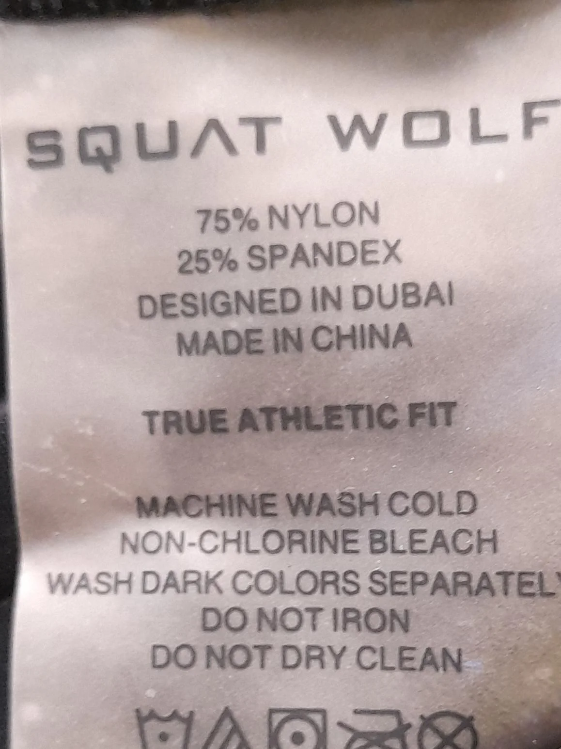 SQUATWOLF Men's Sports Bottoms S Black Nylon with Spandex Sweatpants - Image 6