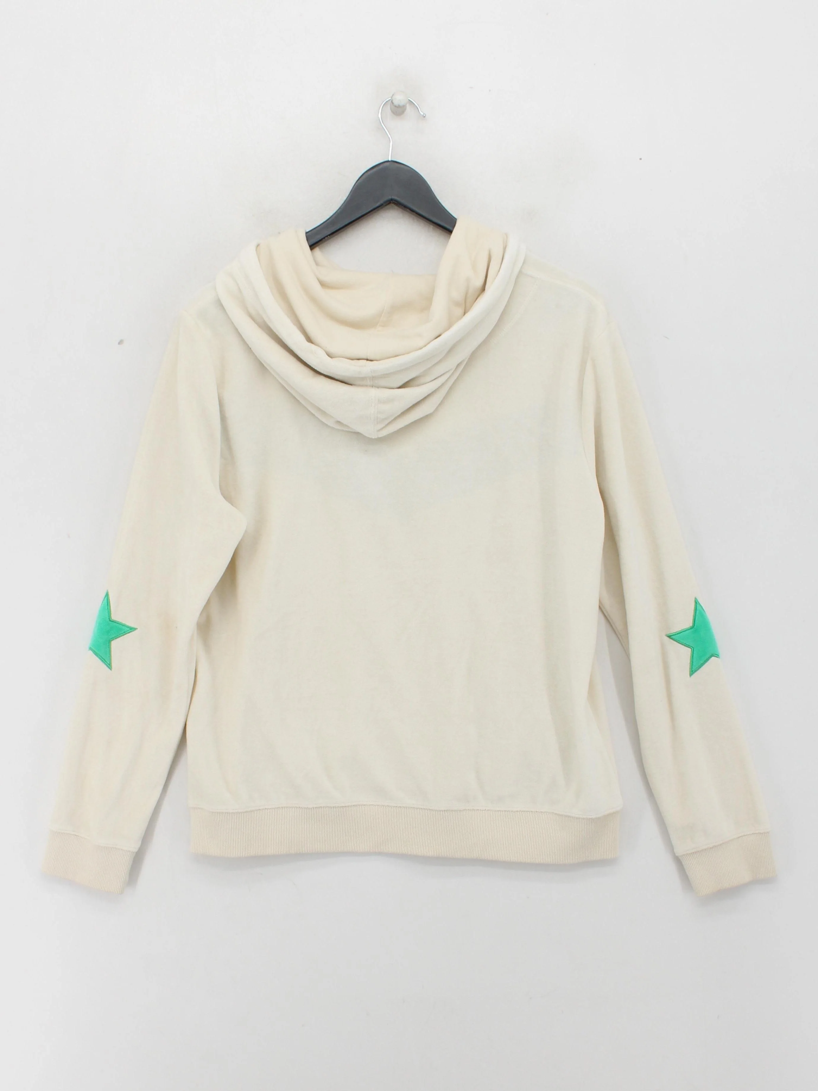 St Berts Men's Hoodie L Cream Graphic Cotton with Polyester Pullover - Image 2