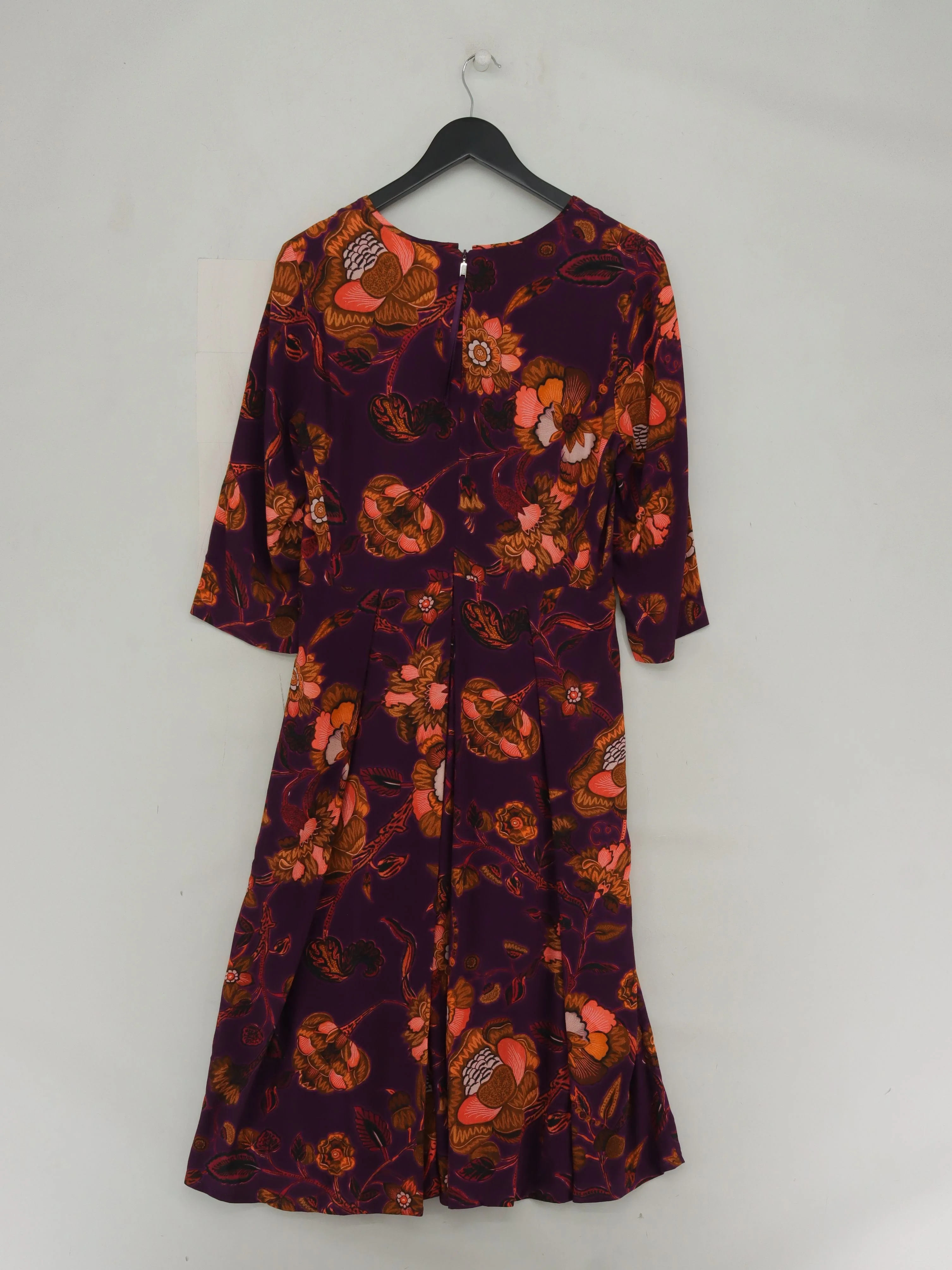 St Emile A-Line Midi Dress UK12 in Purple - Image 2