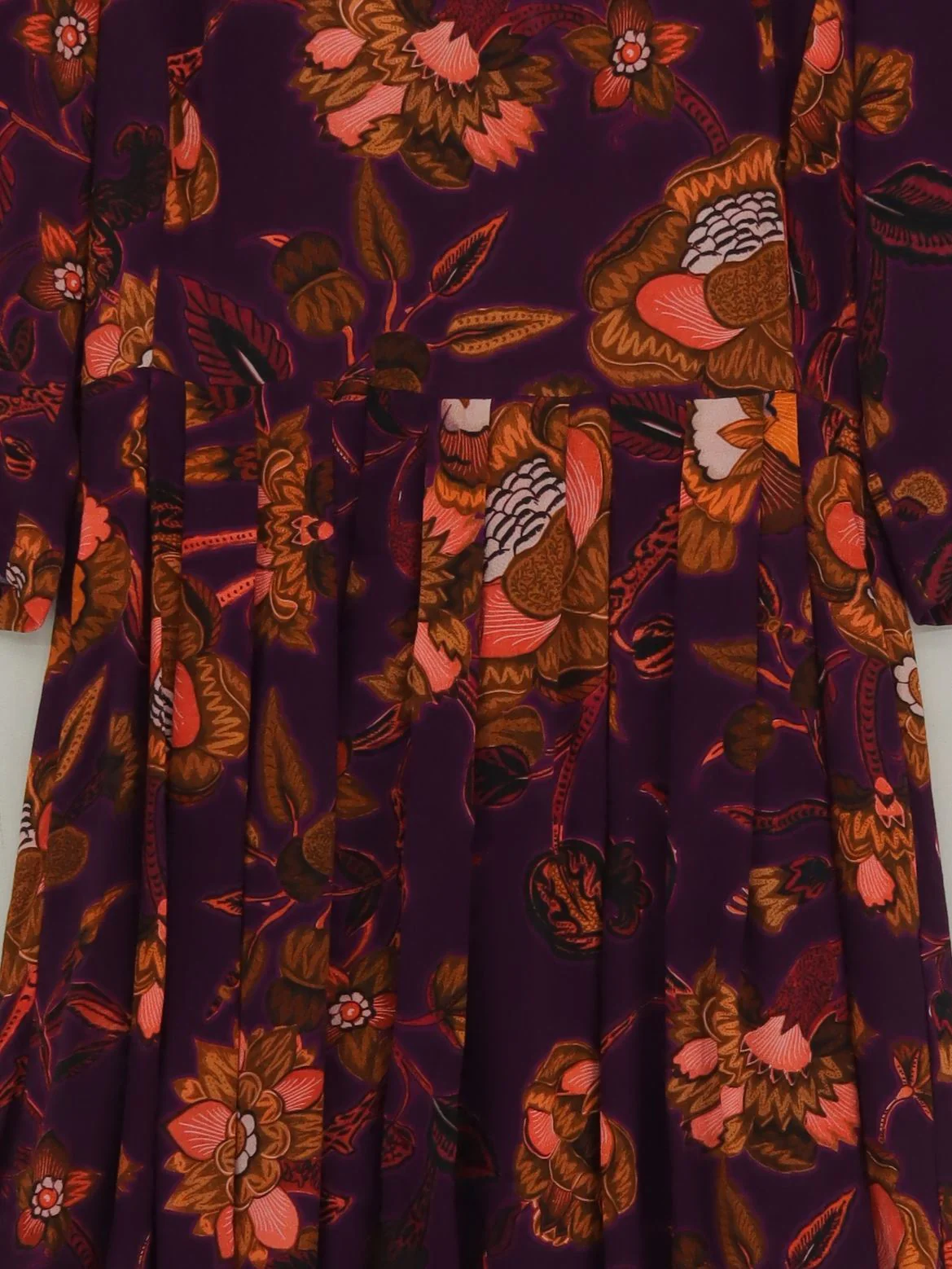 St Emile A-Line Midi Dress UK12 in Purple - Image 3