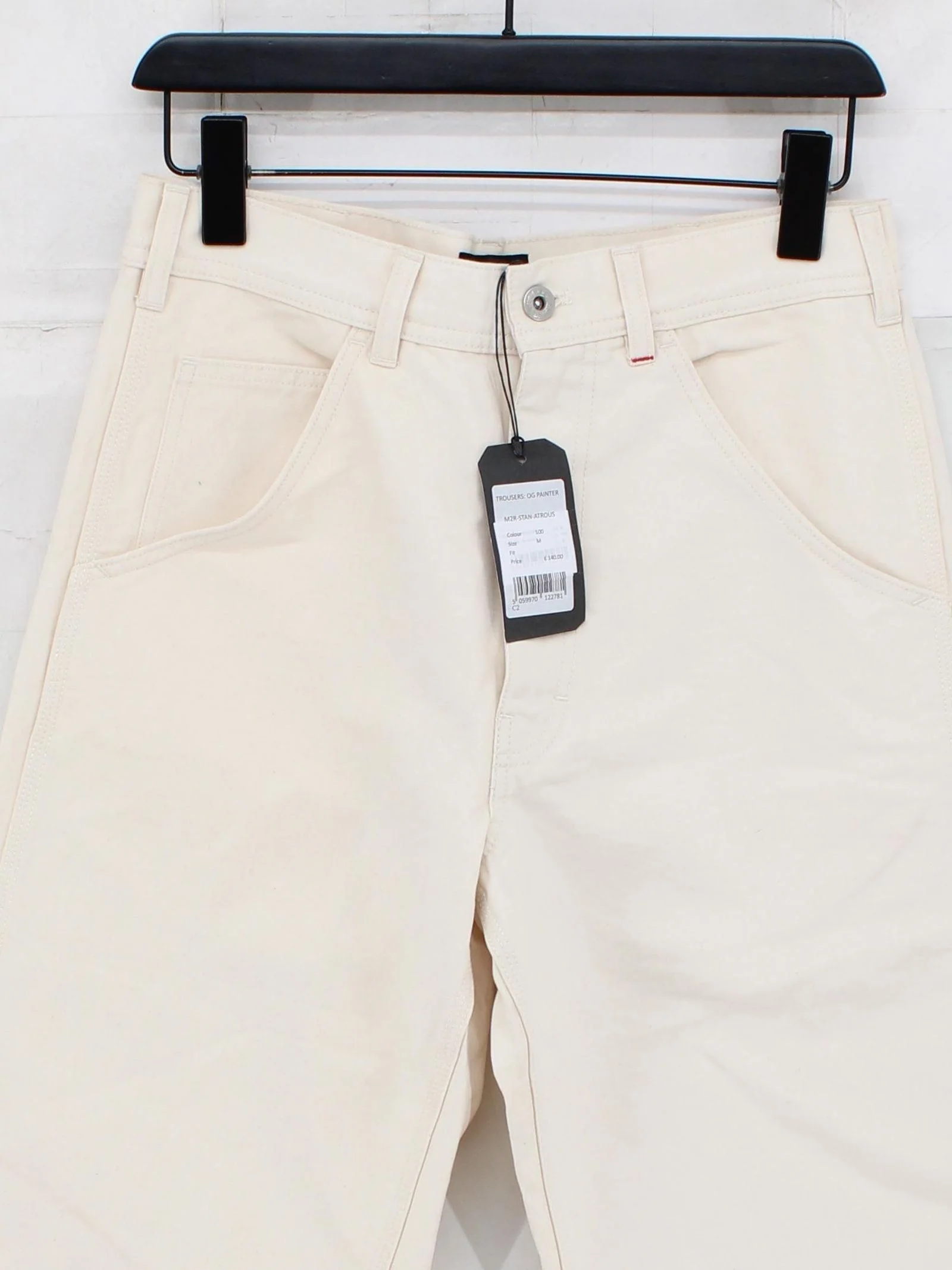 Stan Ray Men's Trousers M Cream 100% Cotton Straight Chino New with tags - Image 3