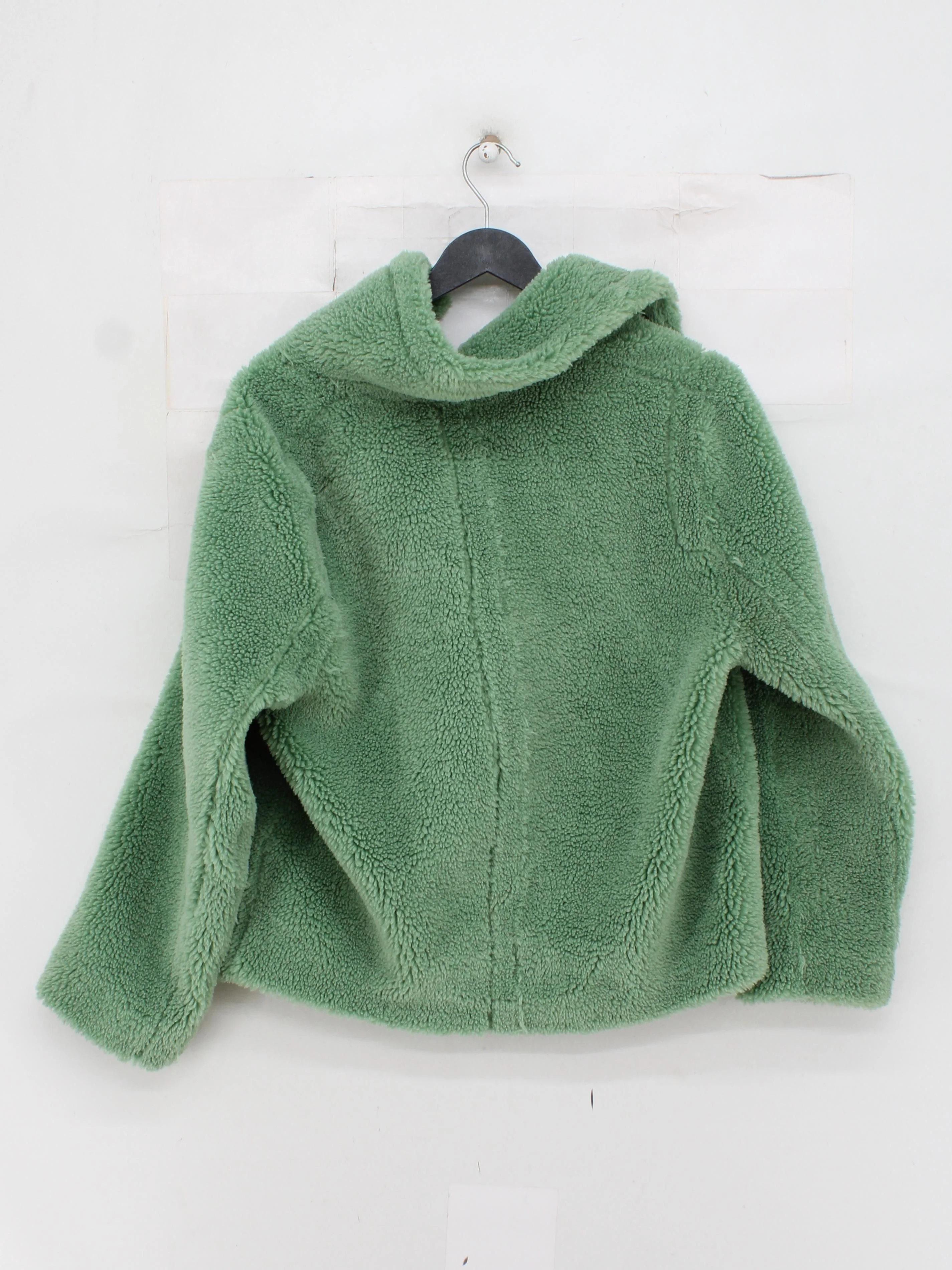 Stand Overcoat jacket green - Image 2