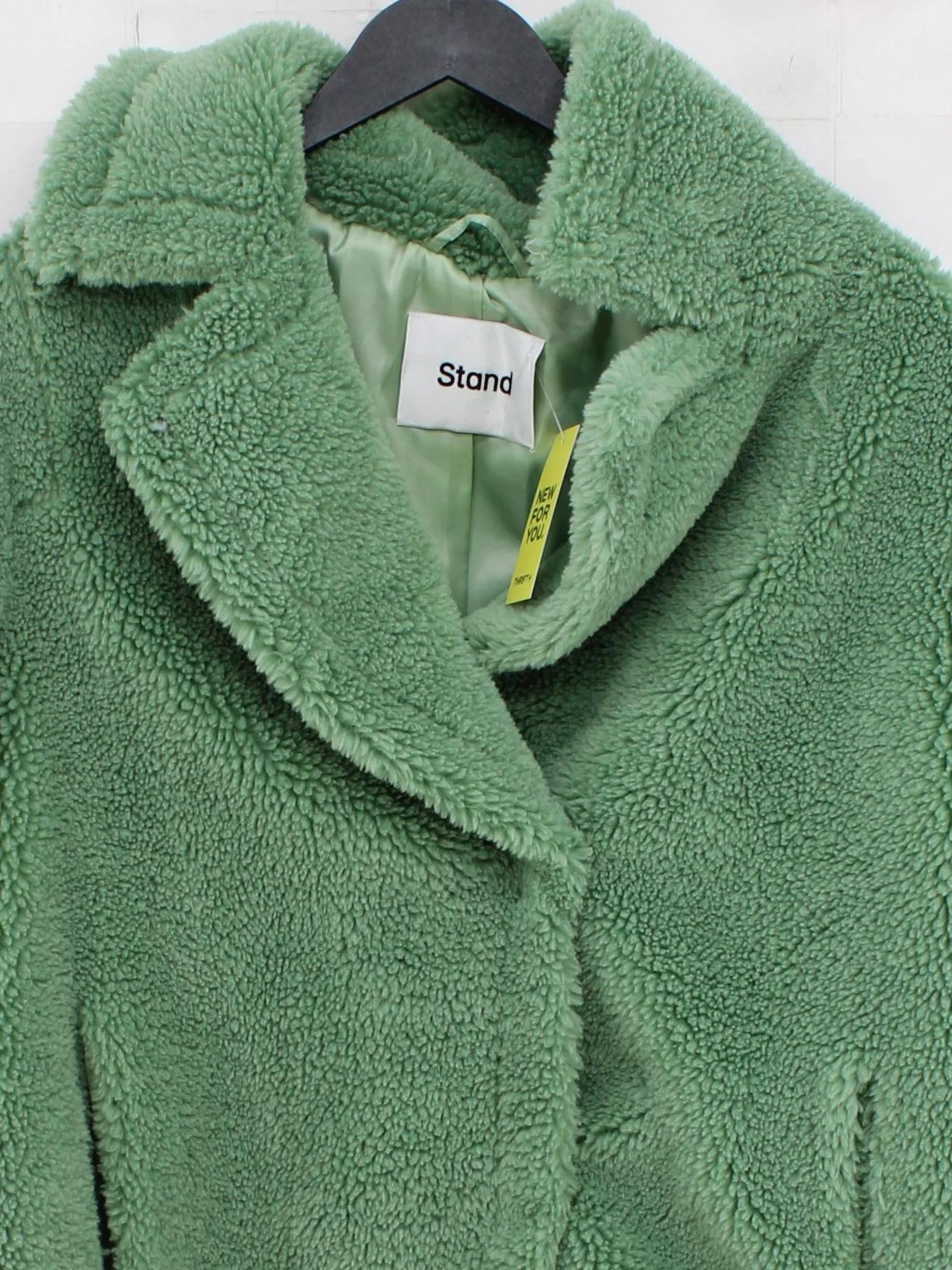 Stand Overcoat jacket green - Image 3