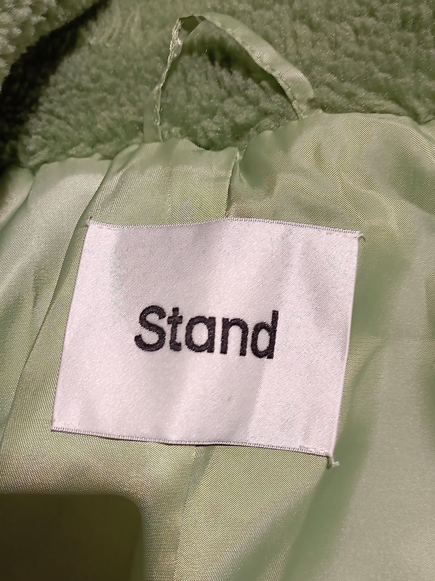 Stand Overcoat jacket green - Image 5