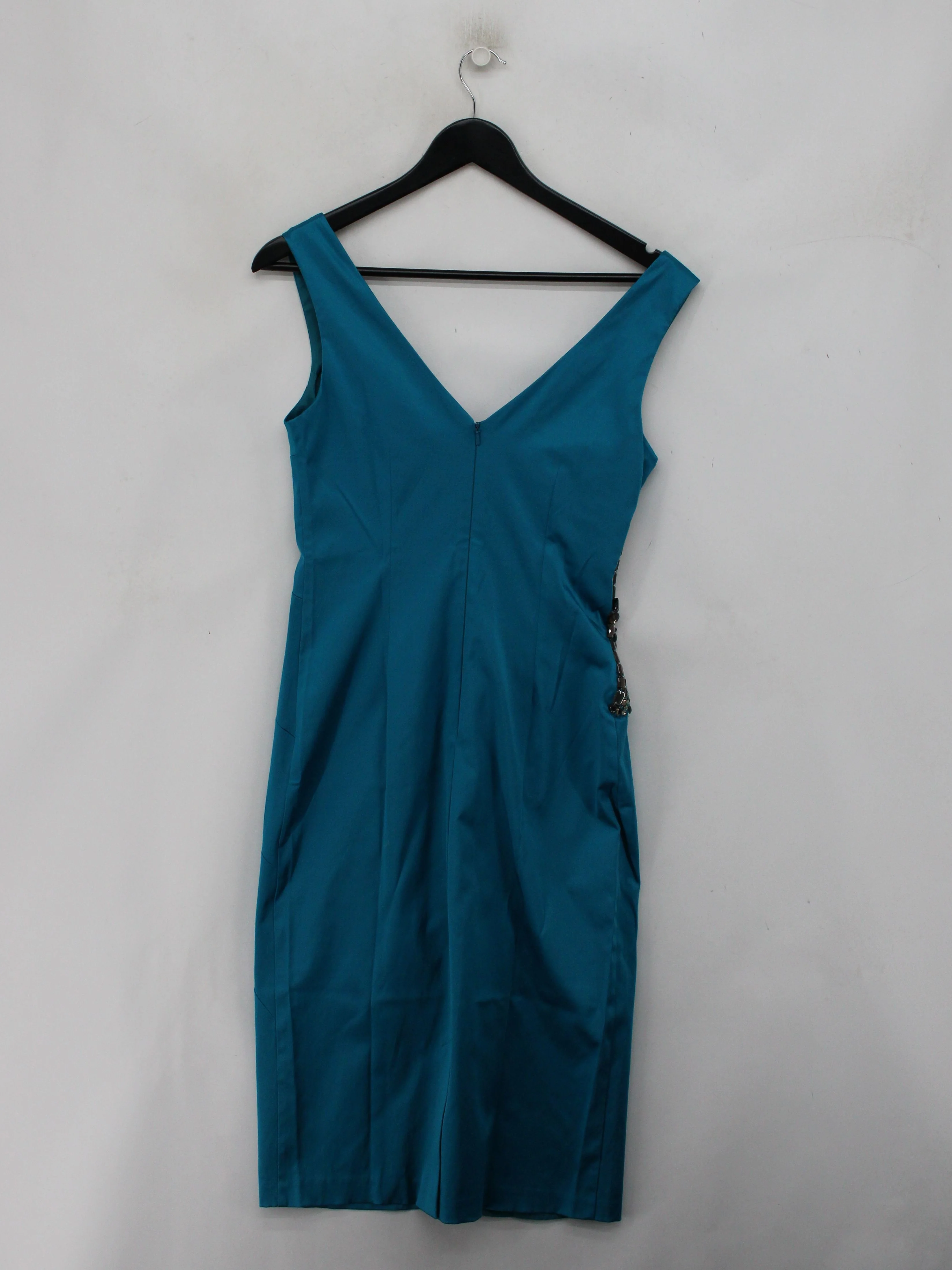 Star by Julien Macdonald Bodycon Midi Dress UK10 in Blue - Image 2