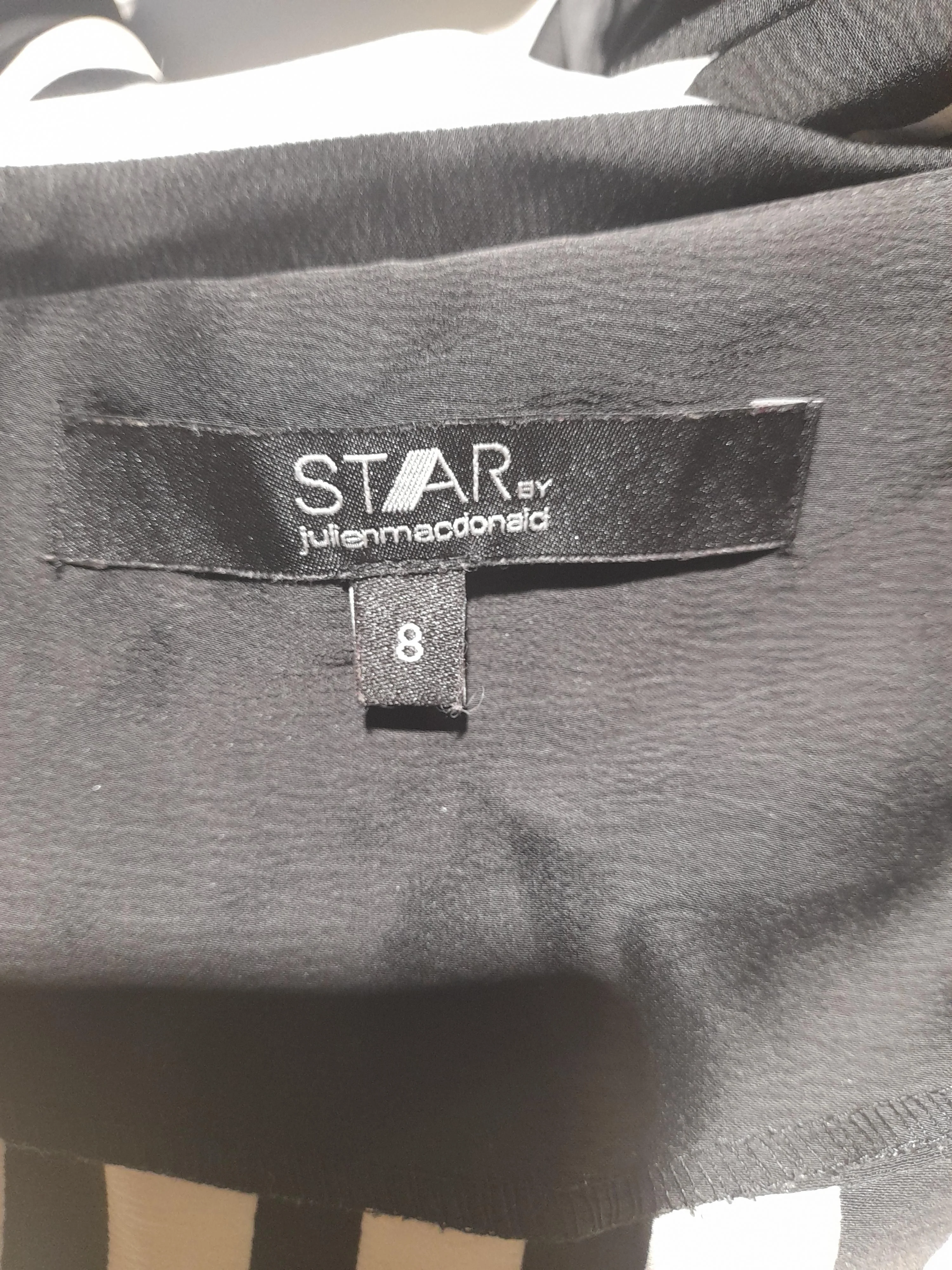 Star by Julien Macdonald Shirt Mini Dress UK8 in Multi - Image 6