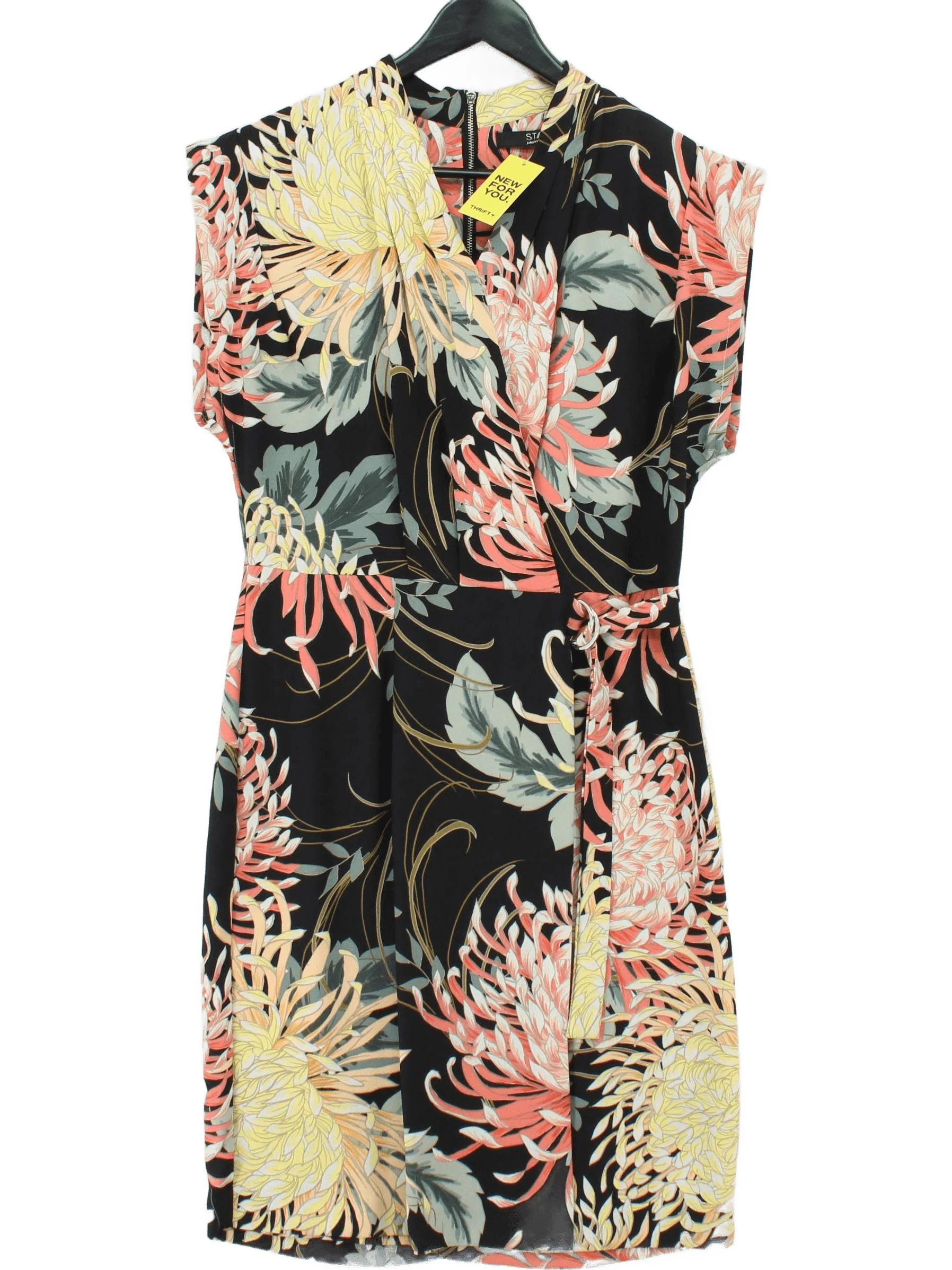 Star by Julien Macdonald Wrap Midi Dress UK14 in Multi