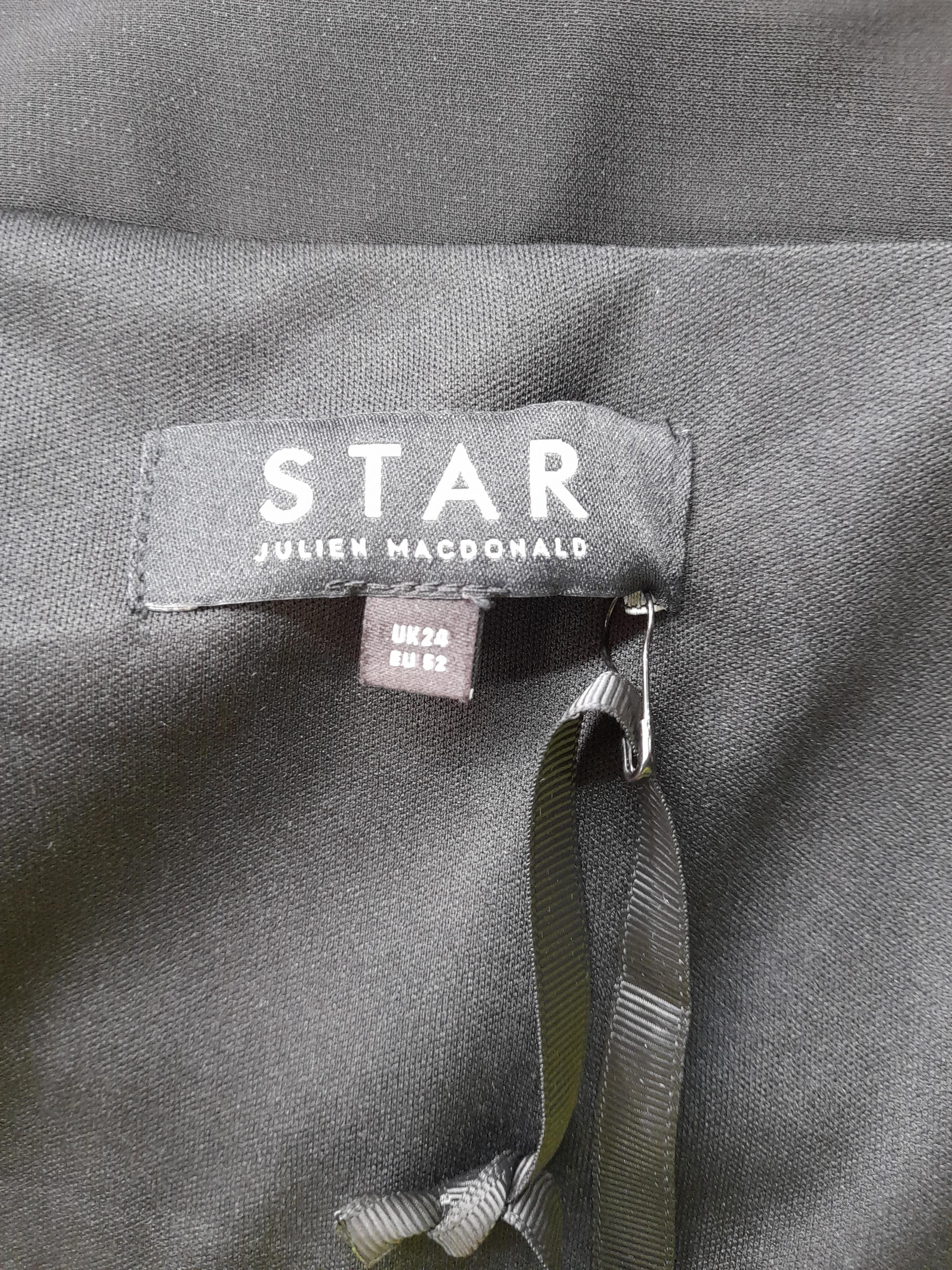 Star by Julien Macdonald Wrap Midi Dress UK24 in Multi - Image 5