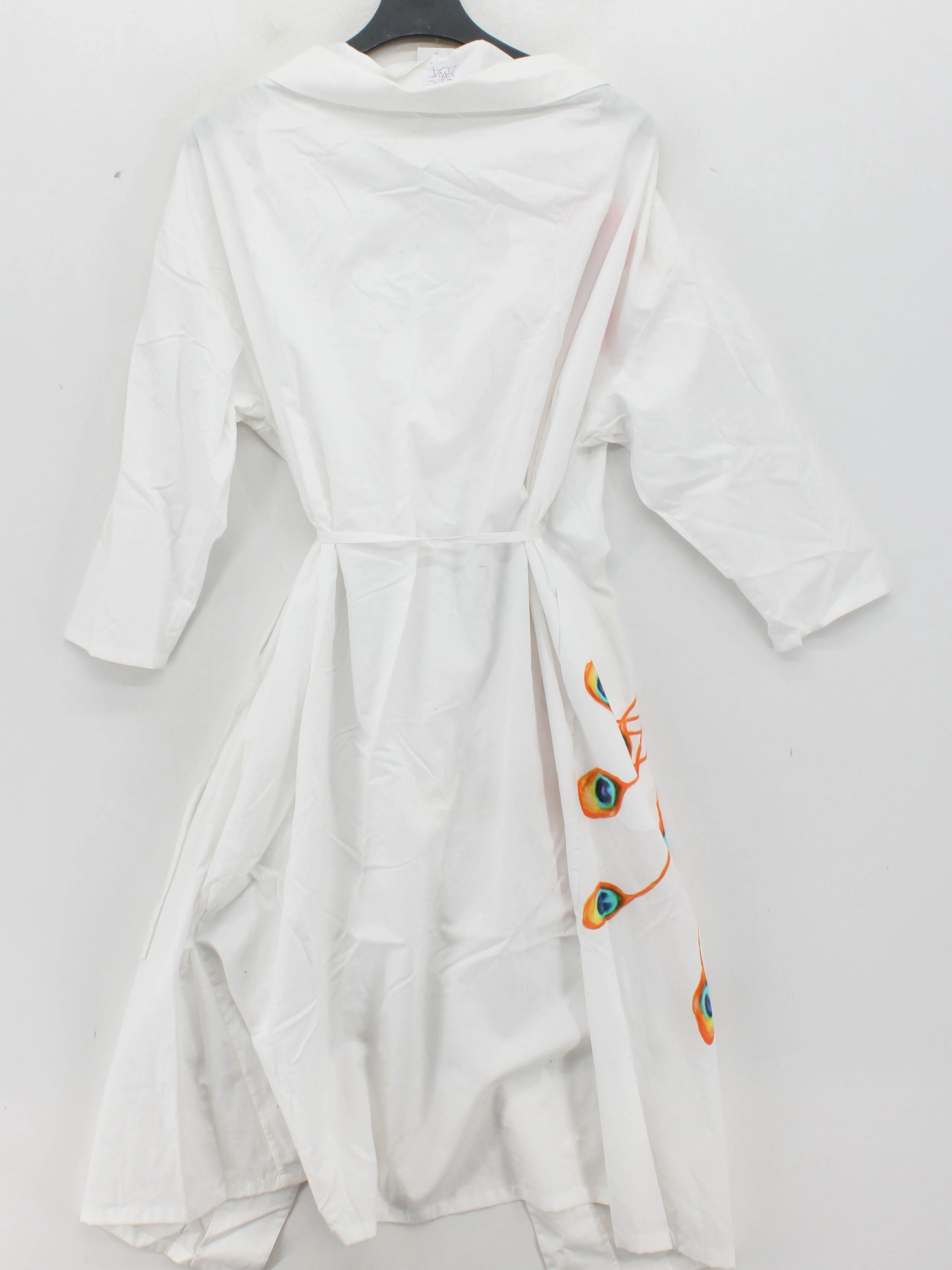 Stella Jean Wrap Maxi Dress UK10 in White - Image 2