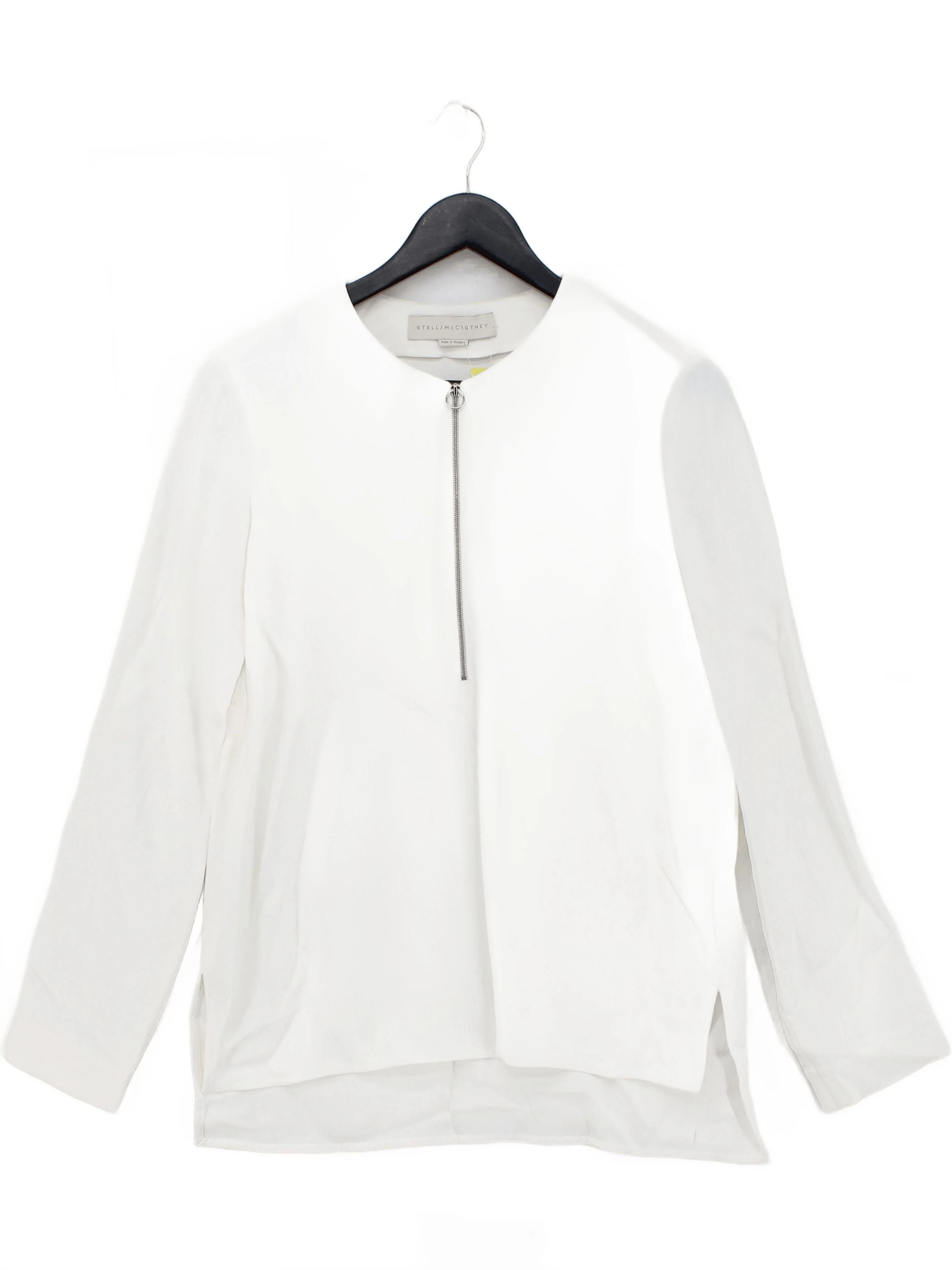 Stella McCartney Women's Top UK 8 White Viscose with Acetate, Elastane Basic