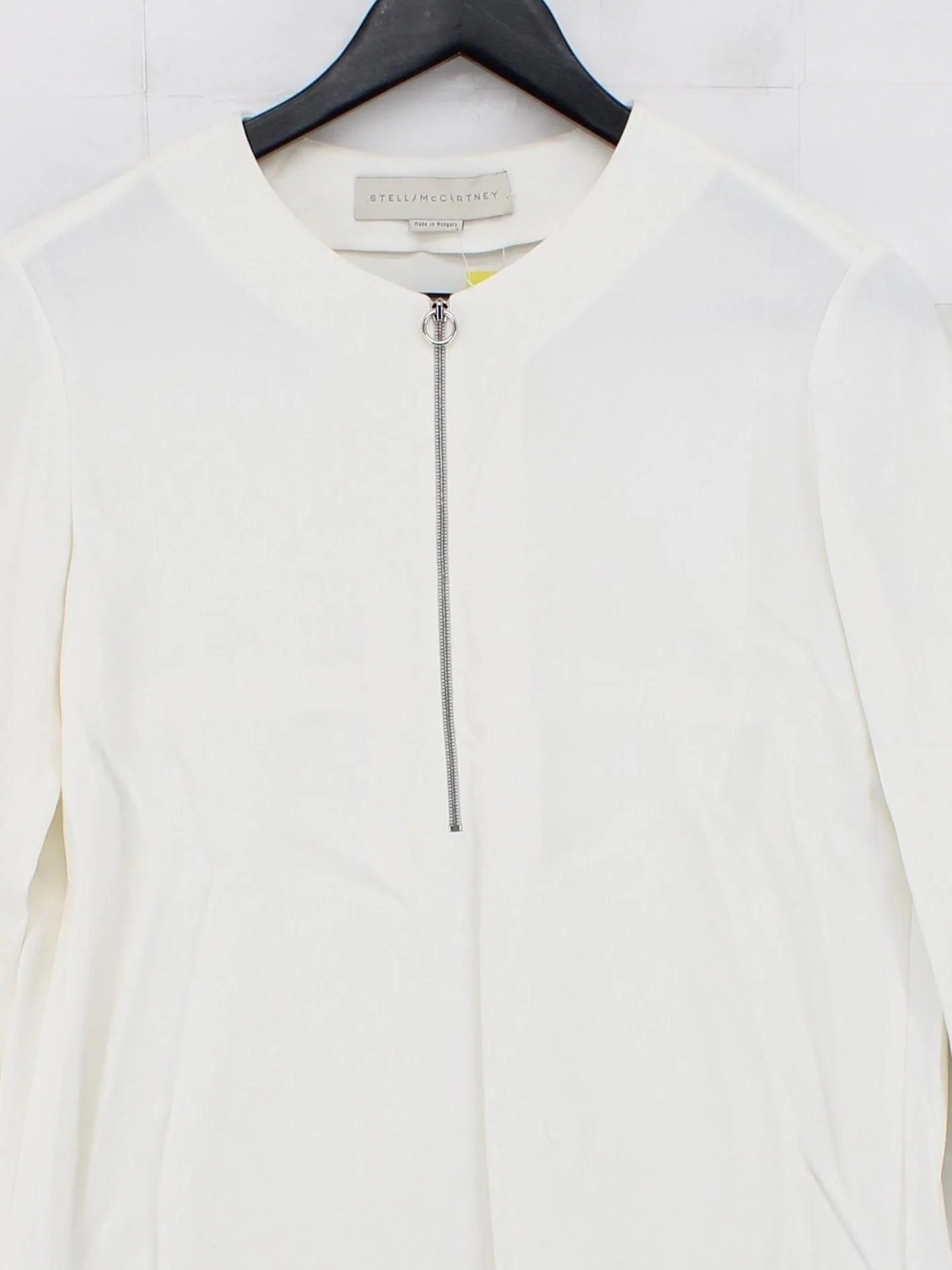 Stella McCartney Women's Top UK 8 White Viscose with Acetate, Elastane Basic - Image 3