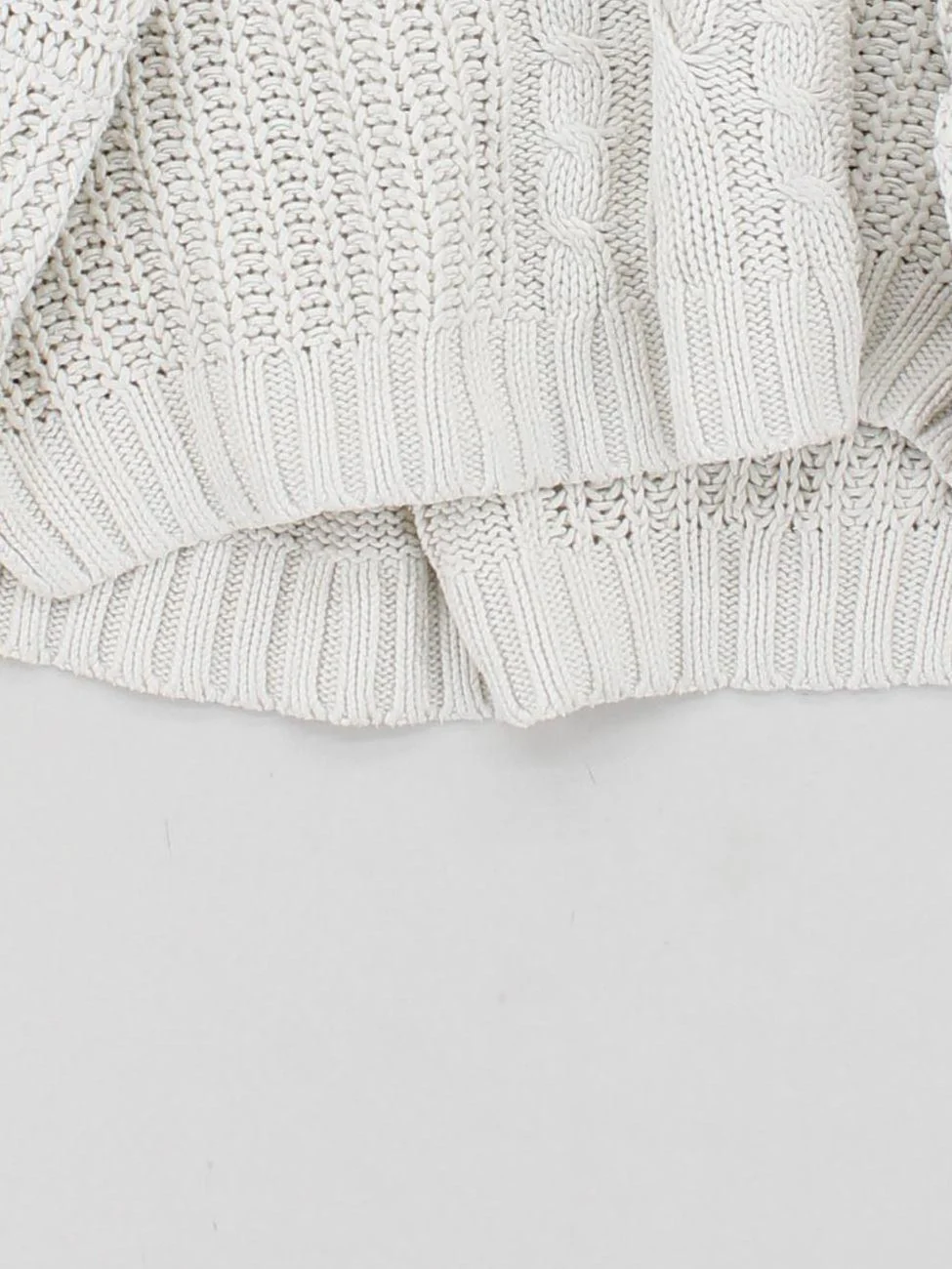 Stella Nova Women's Jumper S Cream 100% Wool Crew Neck Pullover - Image 4