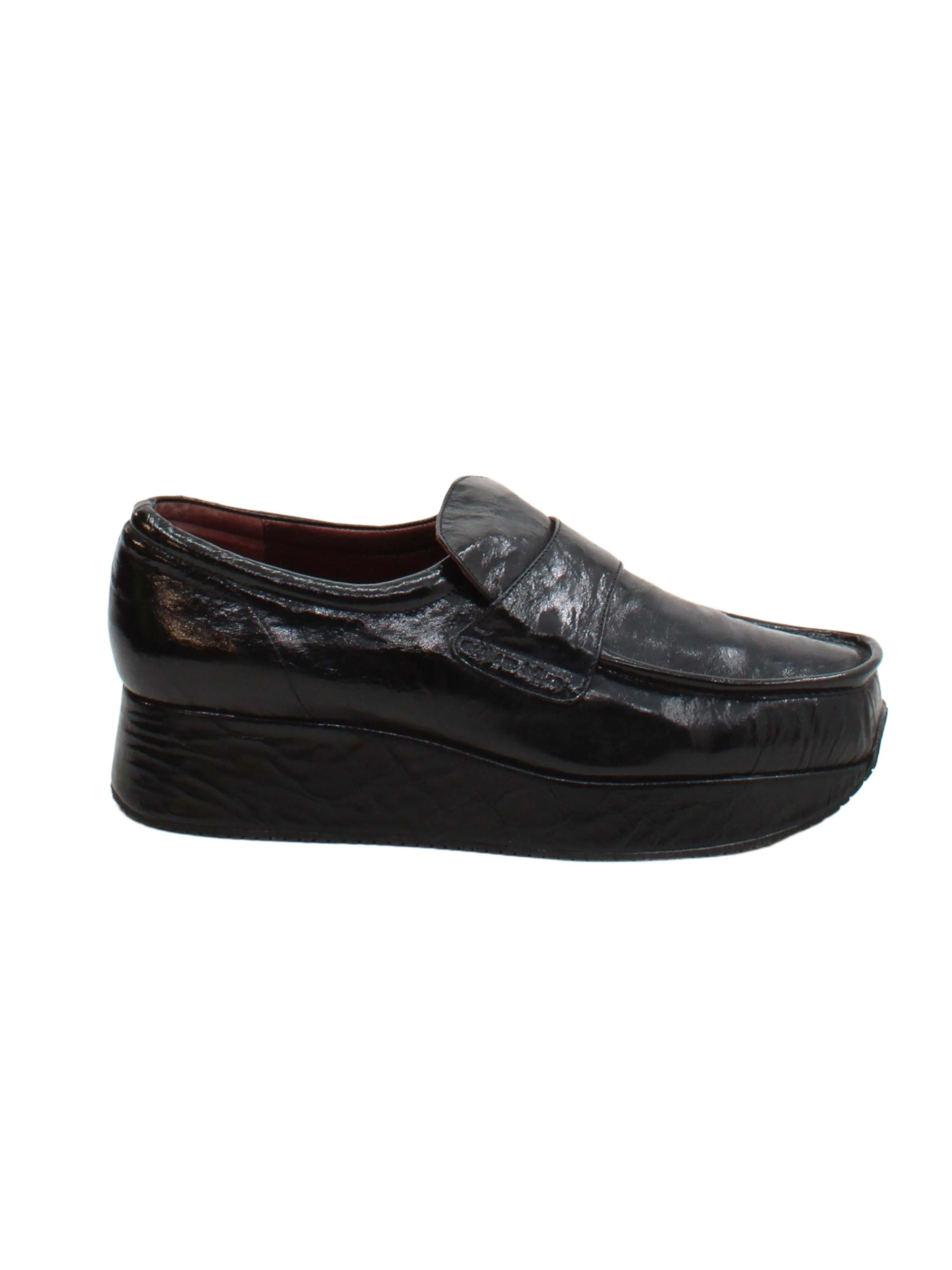 Stephane Kelian Women's Flat Shoes UK 6.5 Black 100% Leather Loafer