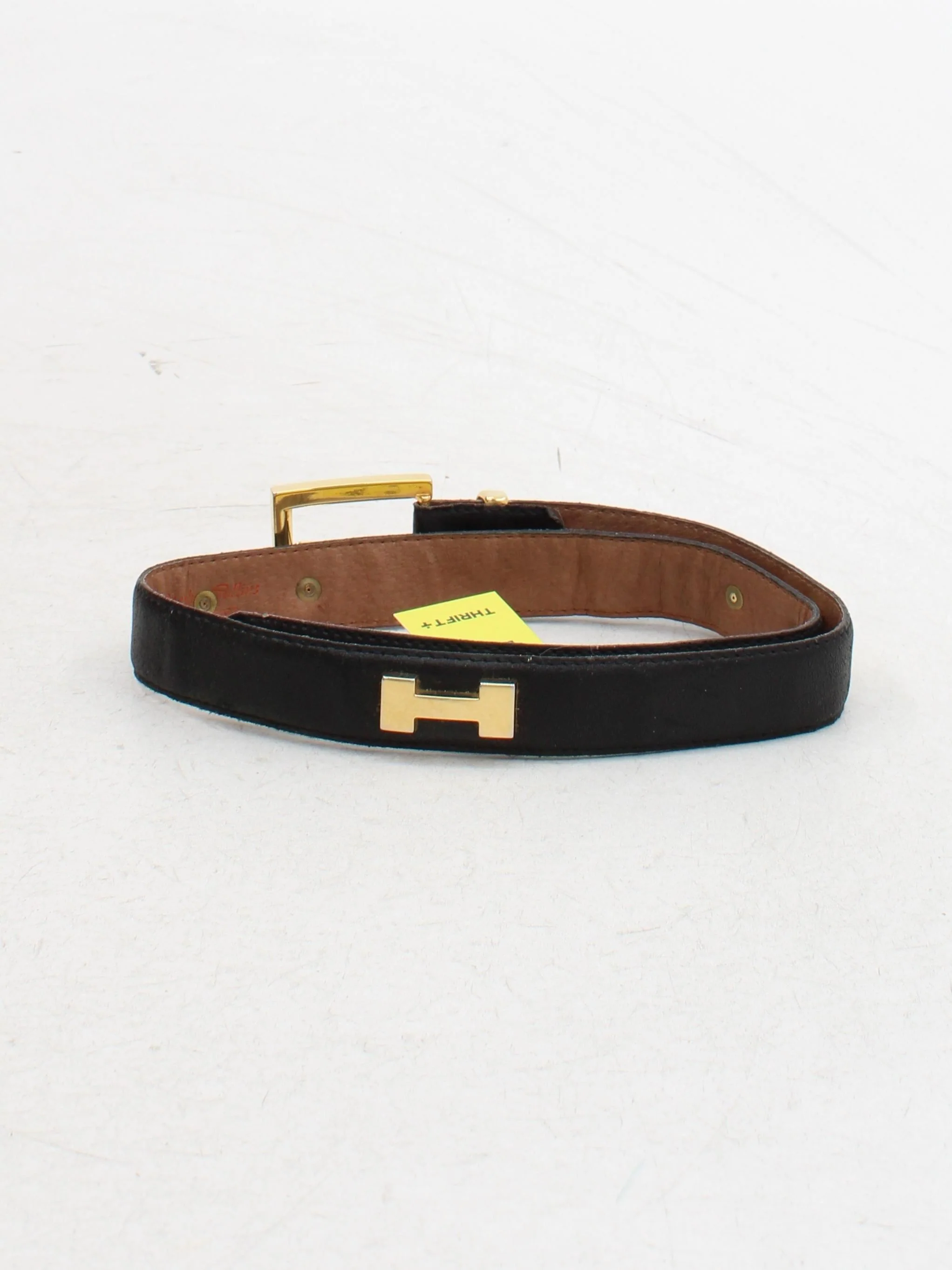 Stephen Collins Men's Belt XXS Black 100% Leather Dress Belt - Image 2
